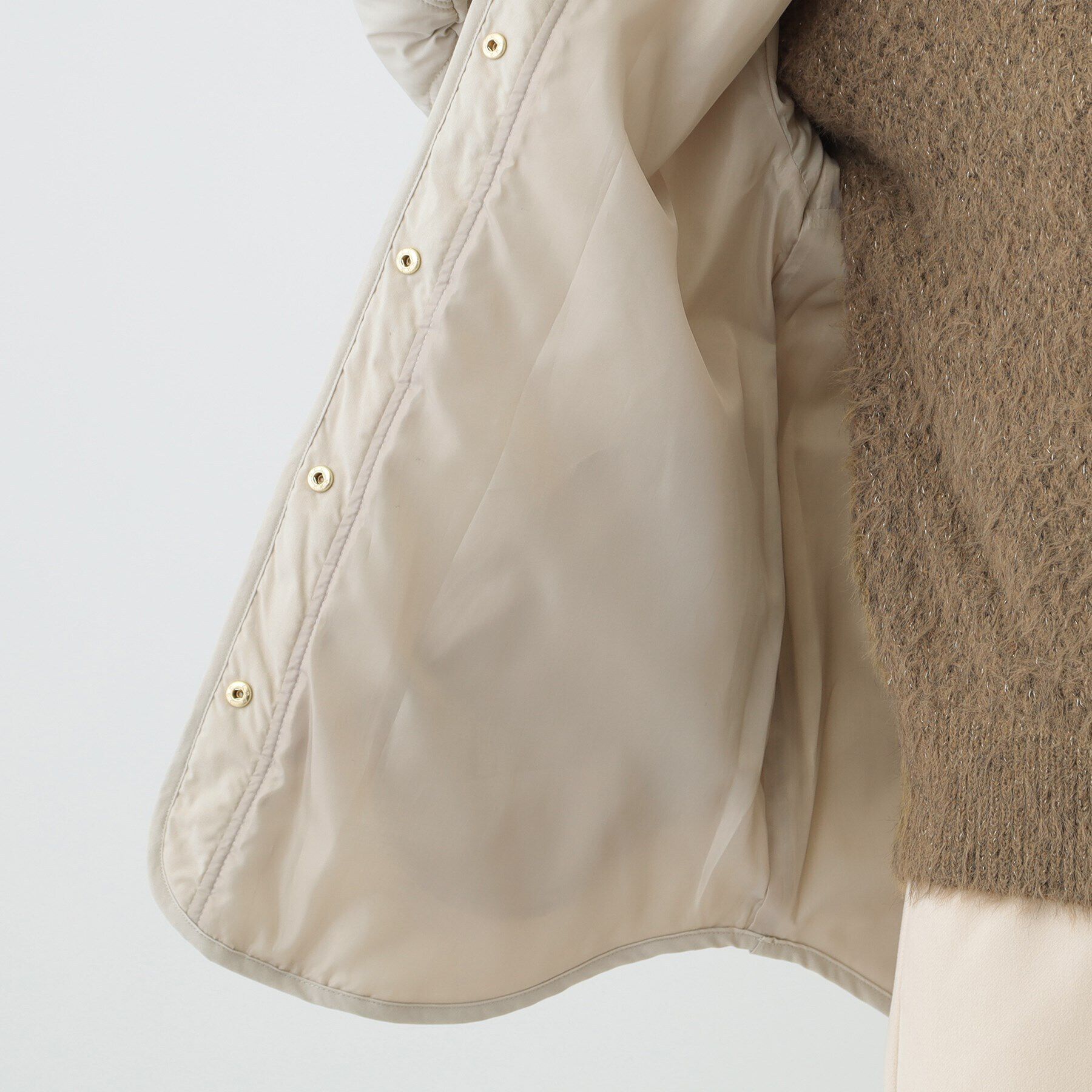 SHOO･LA･RUE「【S-LL/撥水】さっと羽織れる 大人が着たい キルトジャケット」|ブルゾン・スタジャン|