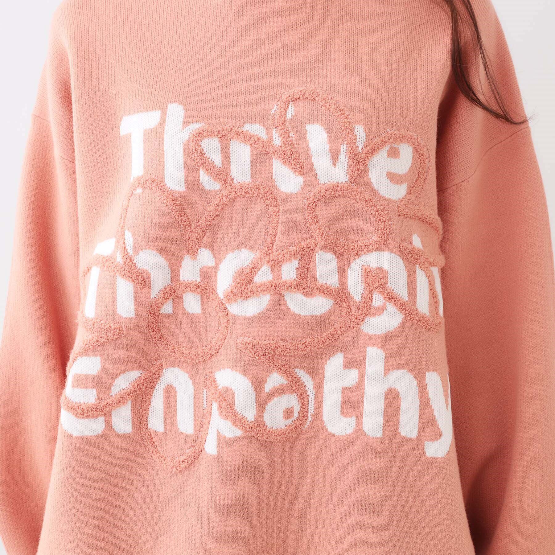 SHOO･LA･RUE「お花&times;ロゴ ゆるシルエットニット」|ニット・セーター|