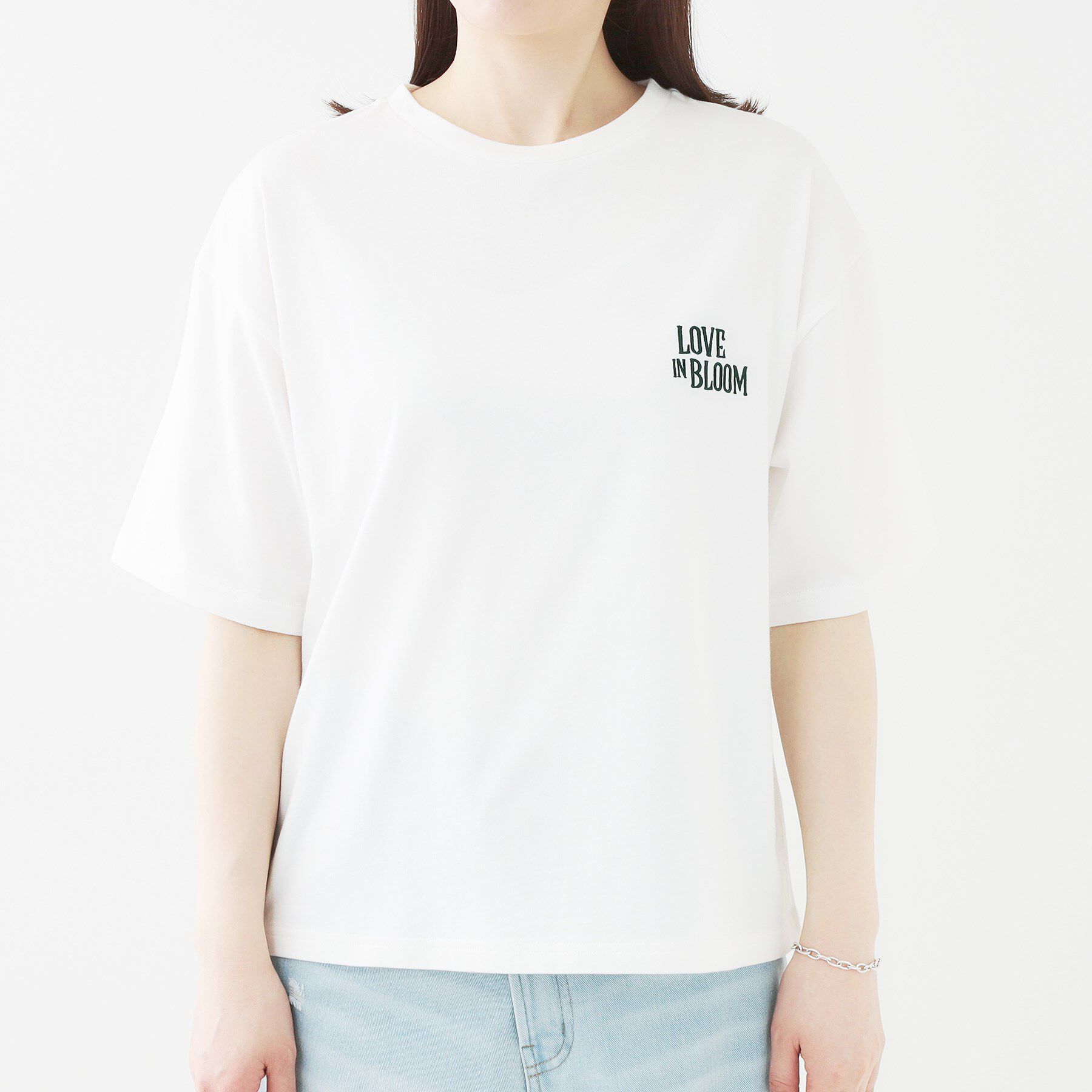 SHOO･LA･RUE「【選べる4柄】コットンプリントロゴTシャツ」|Tシャツ・カットソー|