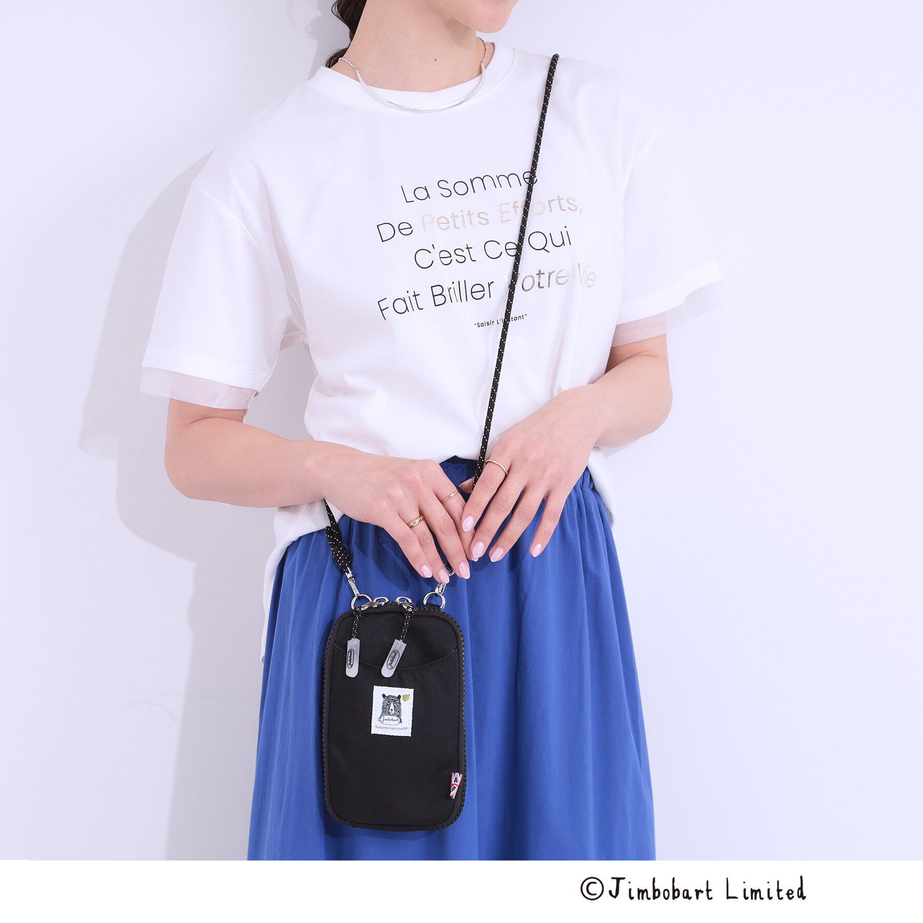 SHOO･LA･RUE「【Jimbobart&times;シューラルー】ミニショルダー【コラボ】」|ショルダー・メッセンジャー|ブラック(019)