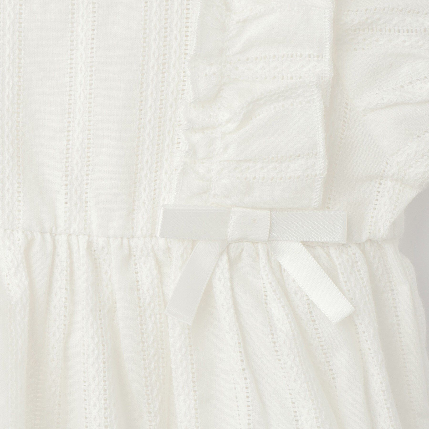 SHOO･LA･RUE「【100-120cm】コットンフリルブラウス」|シャツ・ブラウス|