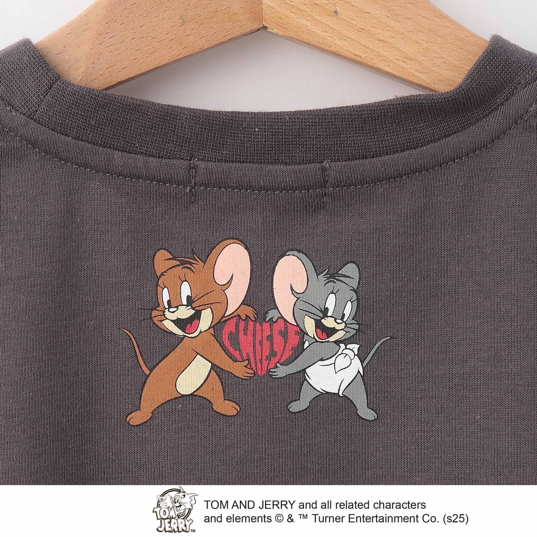 SHOO･LA･RUE「【TOM and JERRY】 ひんやり裾レイヤードTシャツ」|Tシャツ・カットソー|