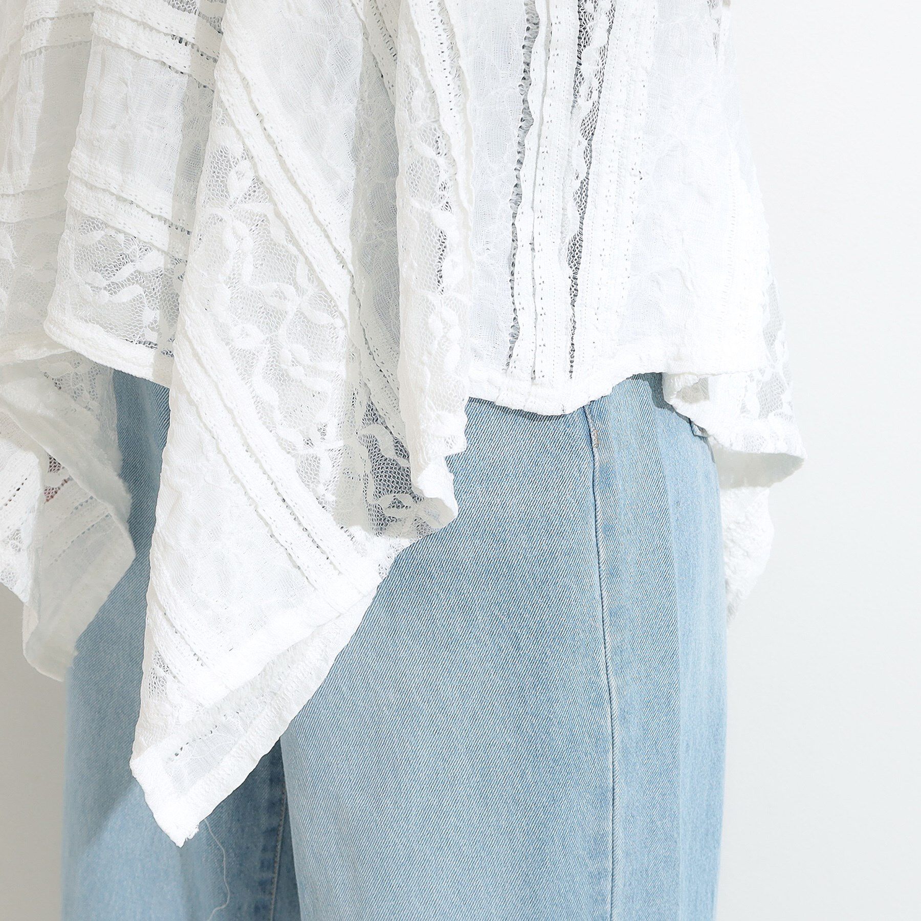 SHOO･LA･RUE「【2WAY】スカートにもなる イレヘム レースビスチェ」|キャミソール|