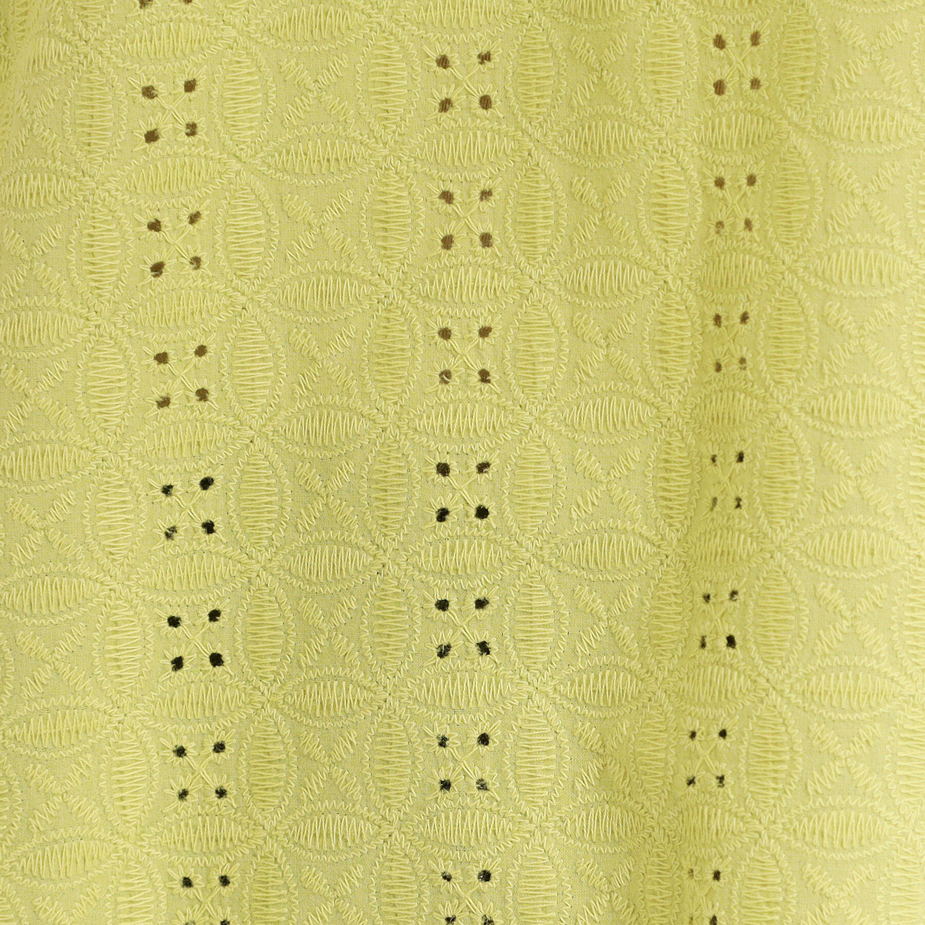 SHOO･LA･RUE「【S-LL】抜け感とすっきり見えを叶える 刺繍レース スキッパー襟トップス」|Tシャツ・カットソー|