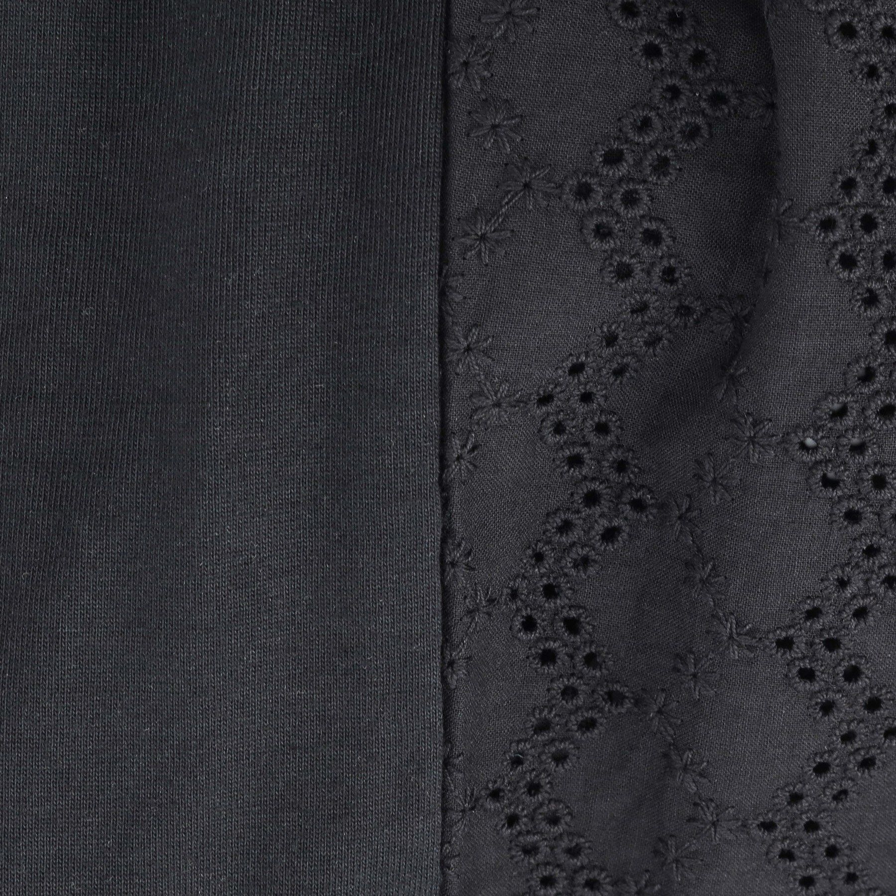 SHOO･LA･RUE「【S-LL】大人の上品な甘さ 刺繍レース切り替えトップス」|Tシャツ・カットソー|