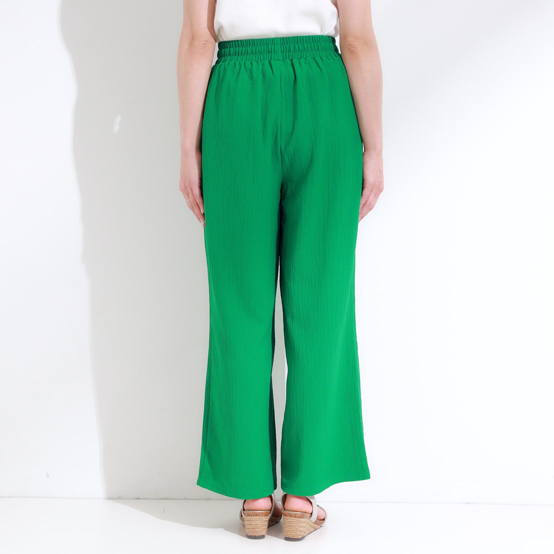 SHOO･LA･RUE「【S-LL/セットアップ可】リラックスカジュアルに ぽこぽこイージーパンツ」|その他|