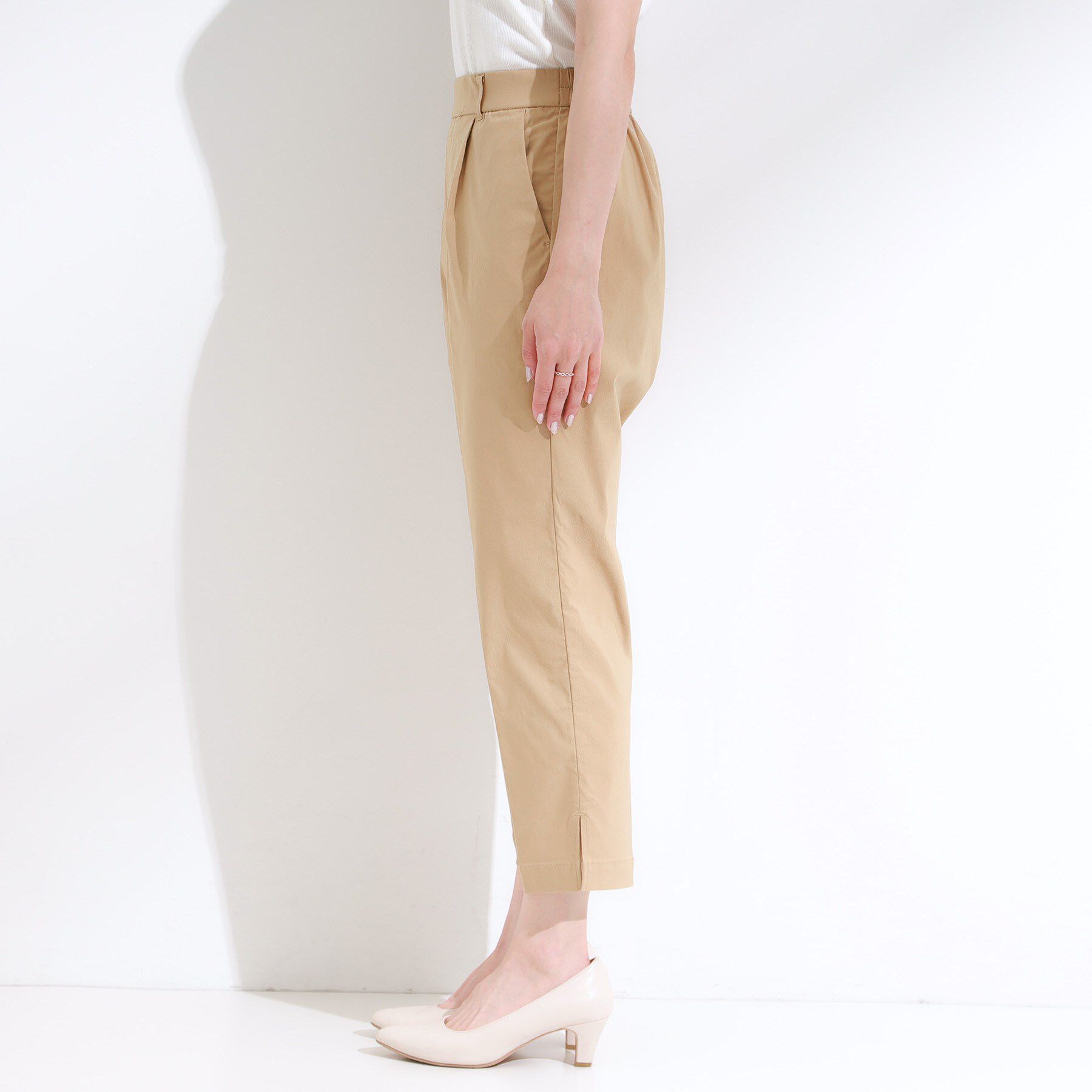 SHOO･LA･RUE「【S-LL/ひんやり】きれいめにもカジュアルにも サブリナパンツ」|その他|