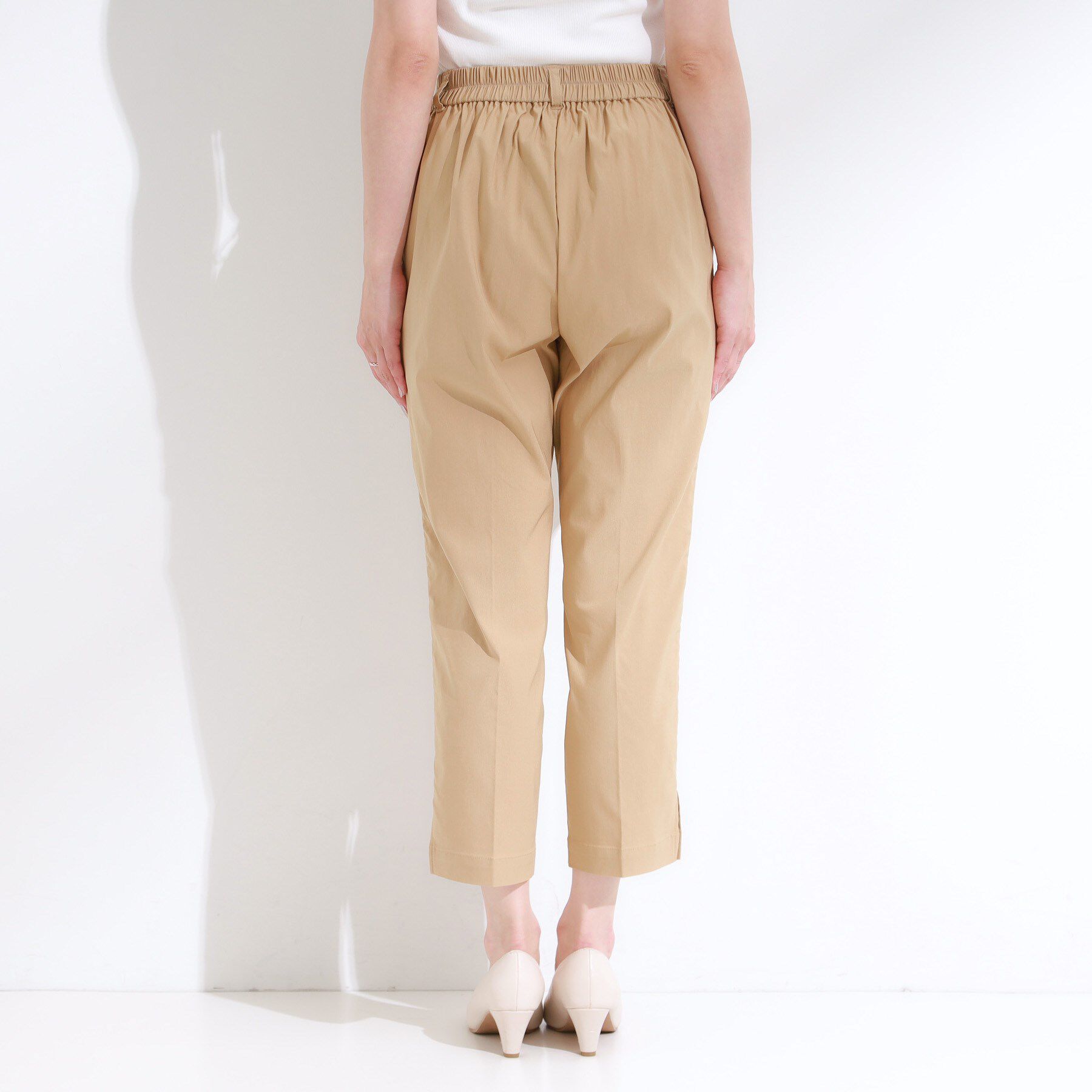 SHOO･LA･RUE「【S-LL/ひんやり】きれいめにもカジュアルにも サブリナパンツ」|その他|