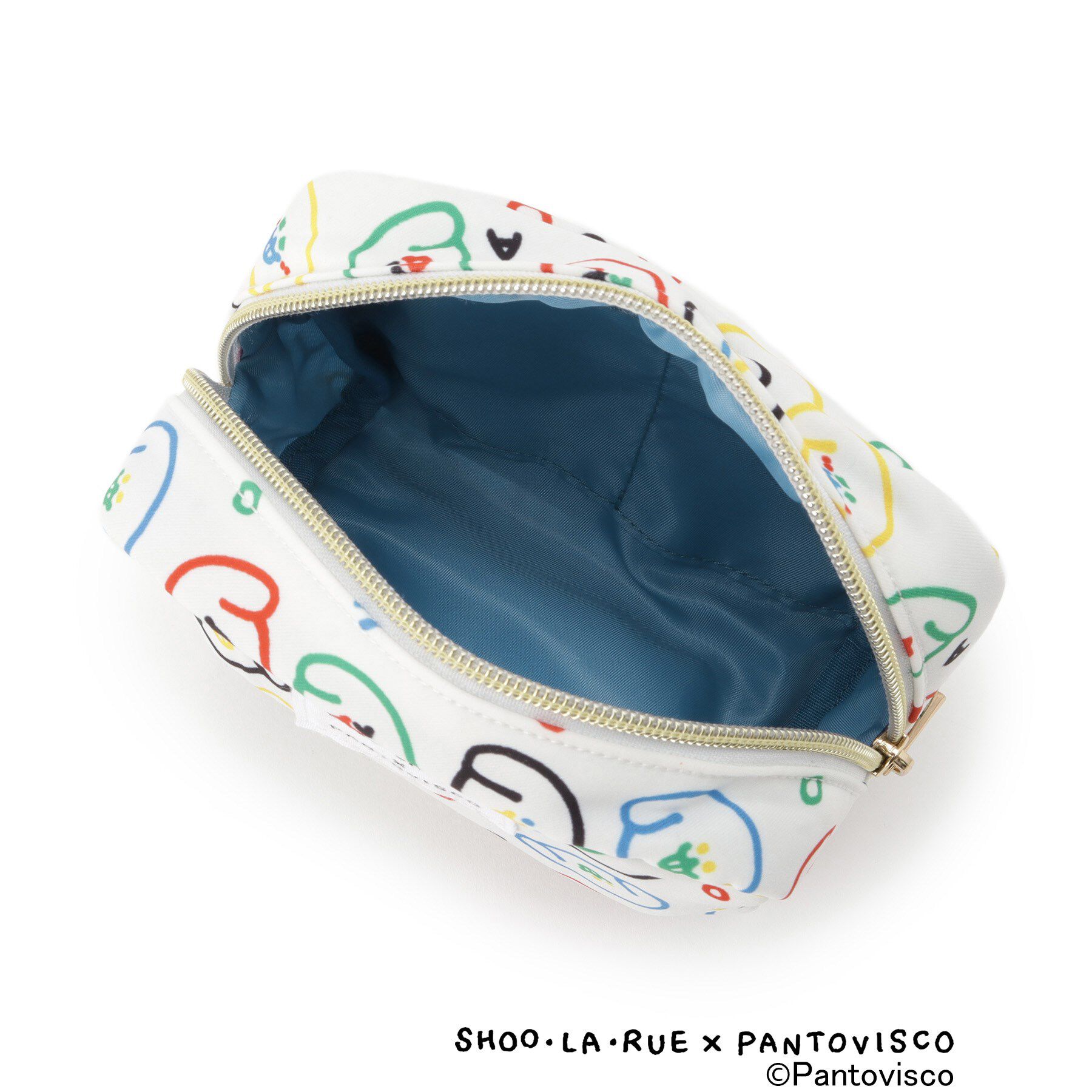 SHOO･LA･RUE「【パントビスコ／ぺろち】総柄ポーチ」|ポーチ|