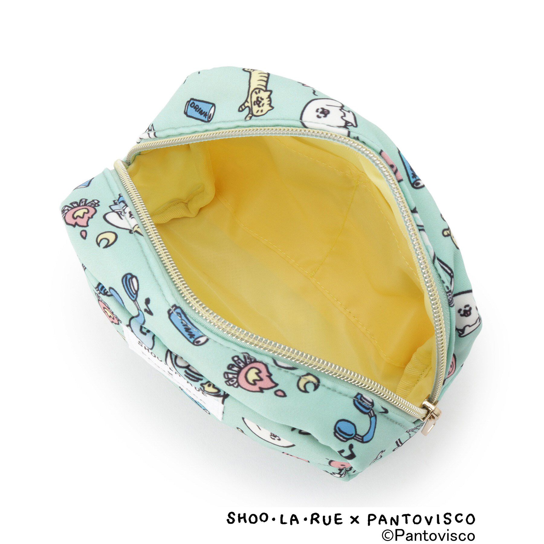 SHOO･LA･RUE「【パントビスコ／ぺろち】総柄ポーチ」|ポーチ|