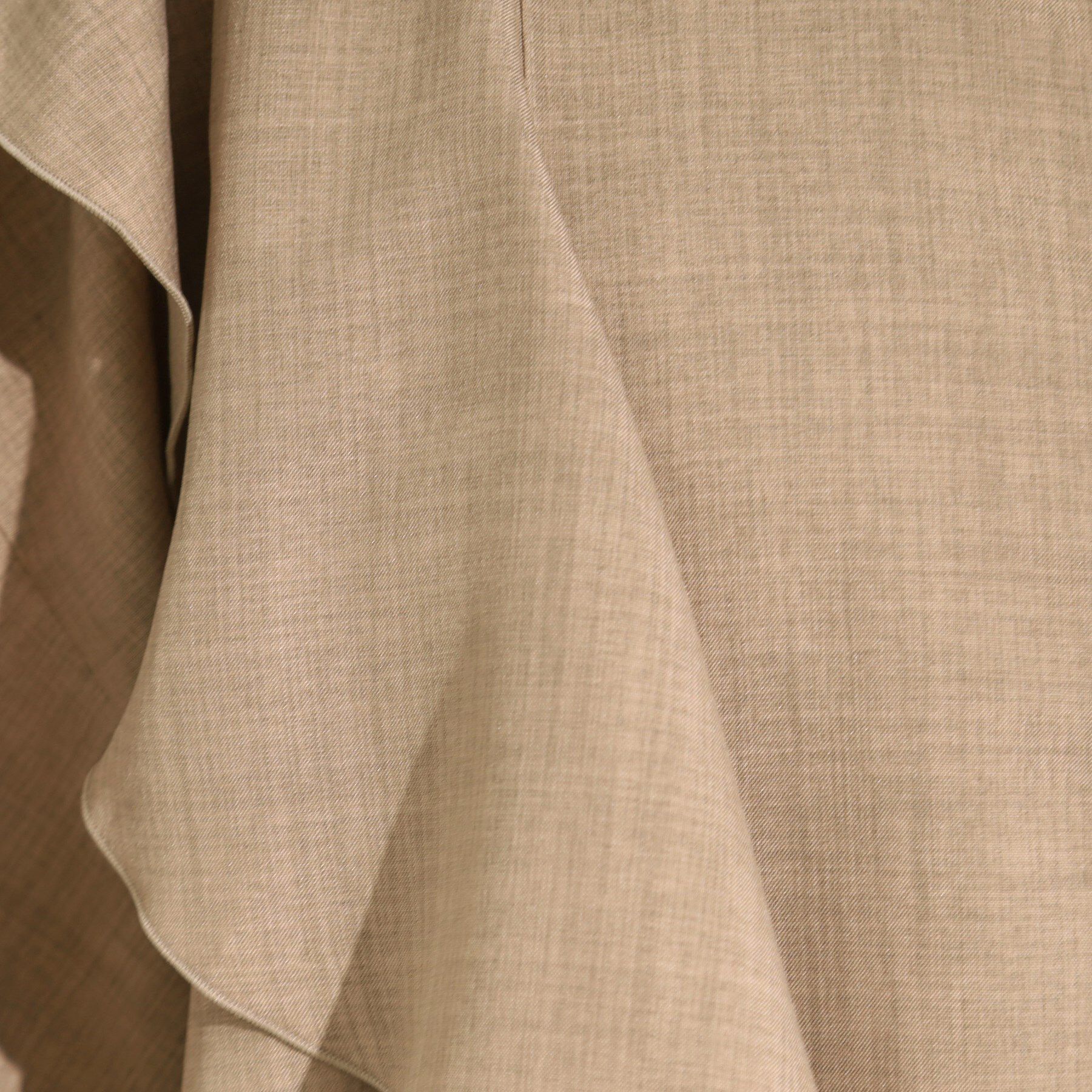 SHOO･LA･RUE「【洗える/S-LL】大きめのフリルが印象的 デザインブラウス」|チュニック|