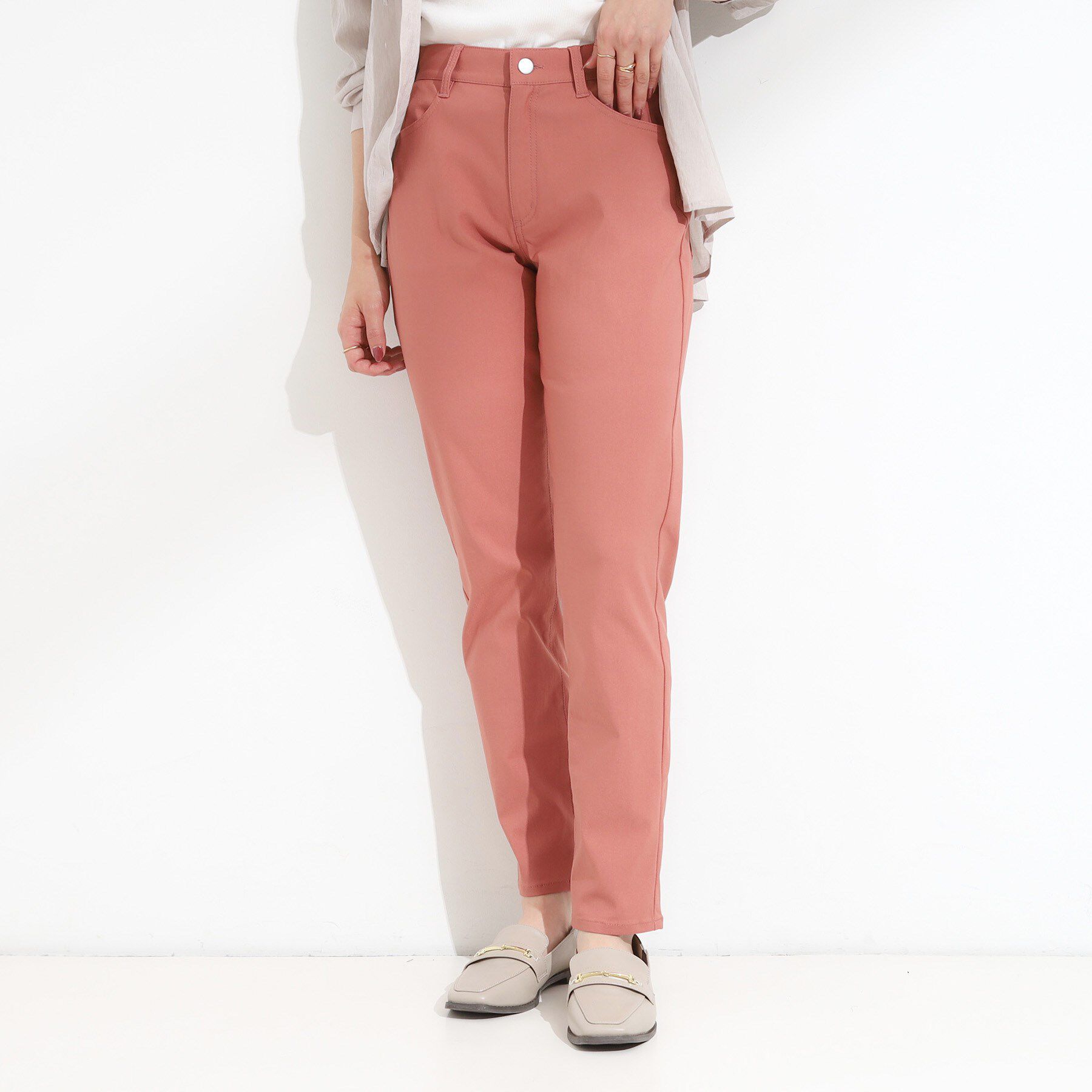 SHOO･LA･RUE「【S-LL】ぐんぐん伸びる ハイパースキニーパンツ」|その他|