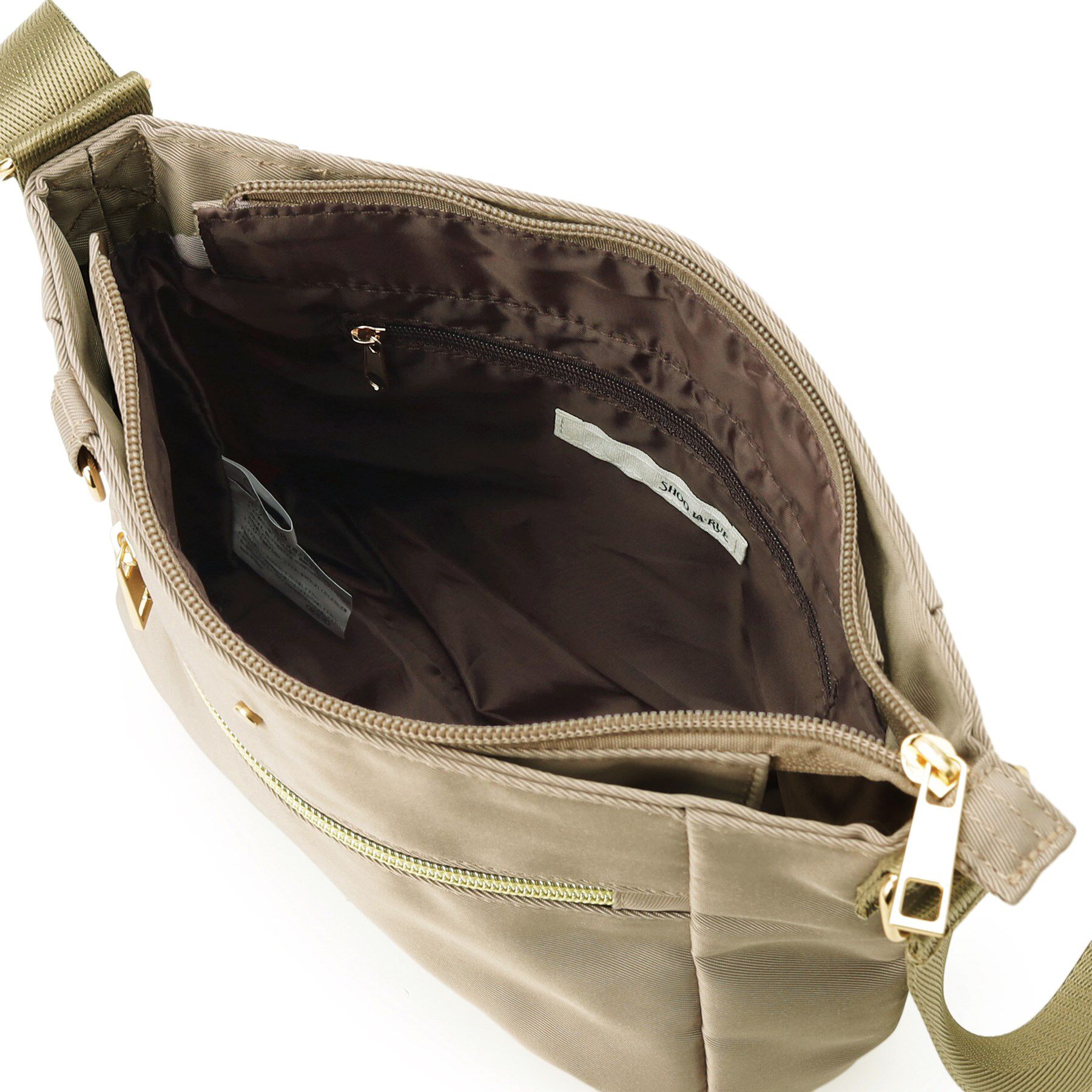 SHOO･LA･RUE「【撥水】フロントファスナーポケットショルダー」|ショルダー・メッセンジャー|