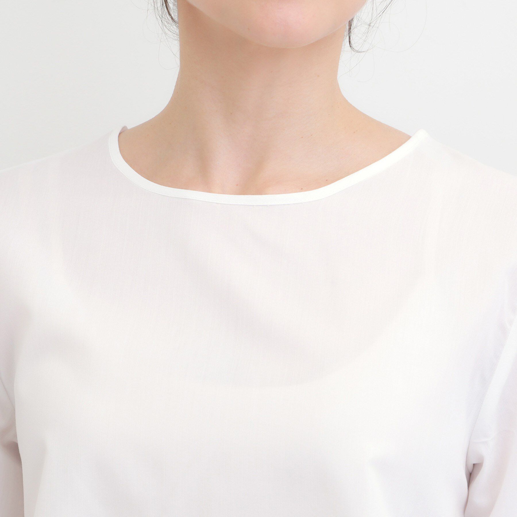 SHOO･LA･RUE「【S-LL/2点セット】着回し自在 ニットベスト＋フレアブラウス」|ニット・セーター|