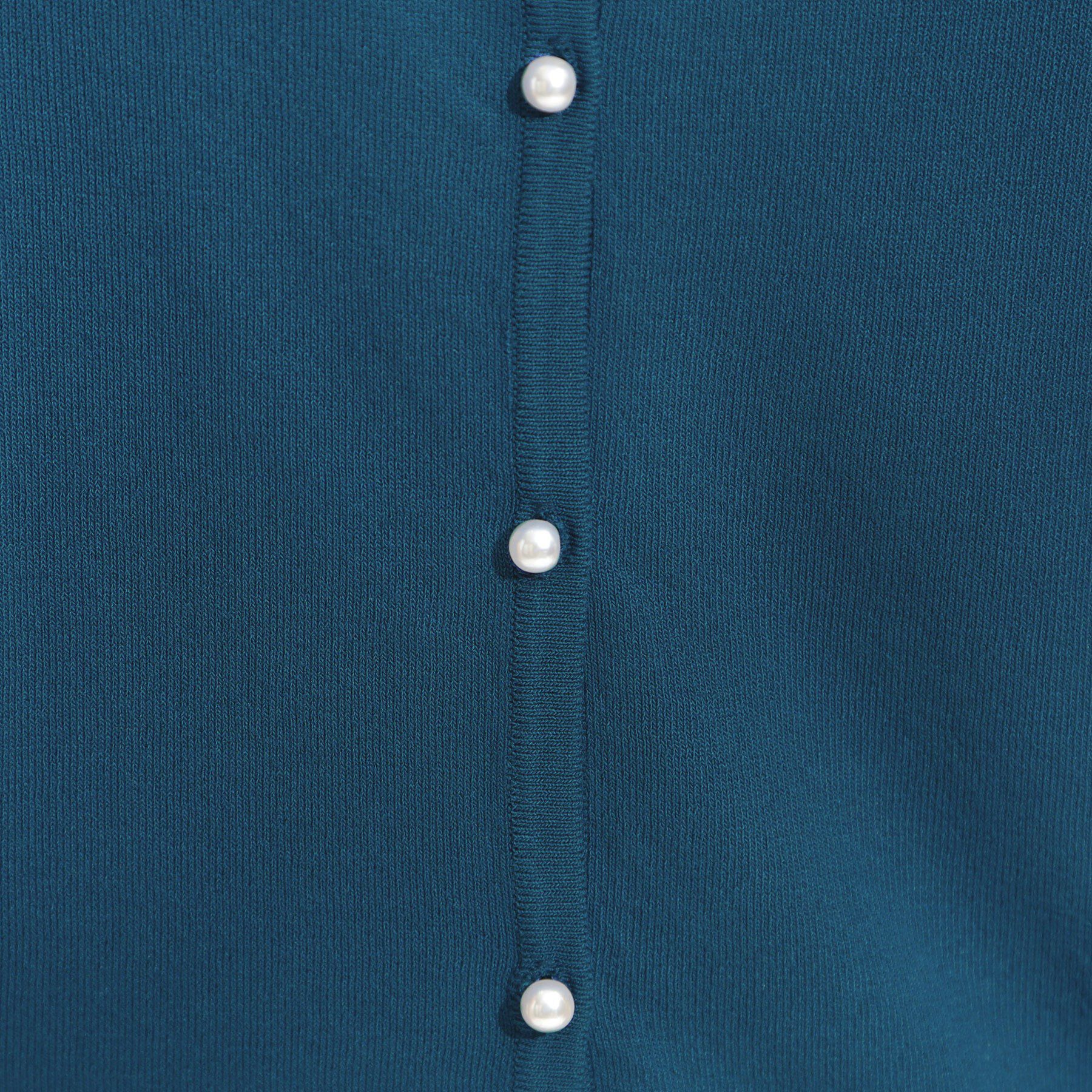 SHOO･LA･RUE「【洗える/S-LL/前後2WAY】きれい見え 刺繍ニットカーディガン」|カーディガン|