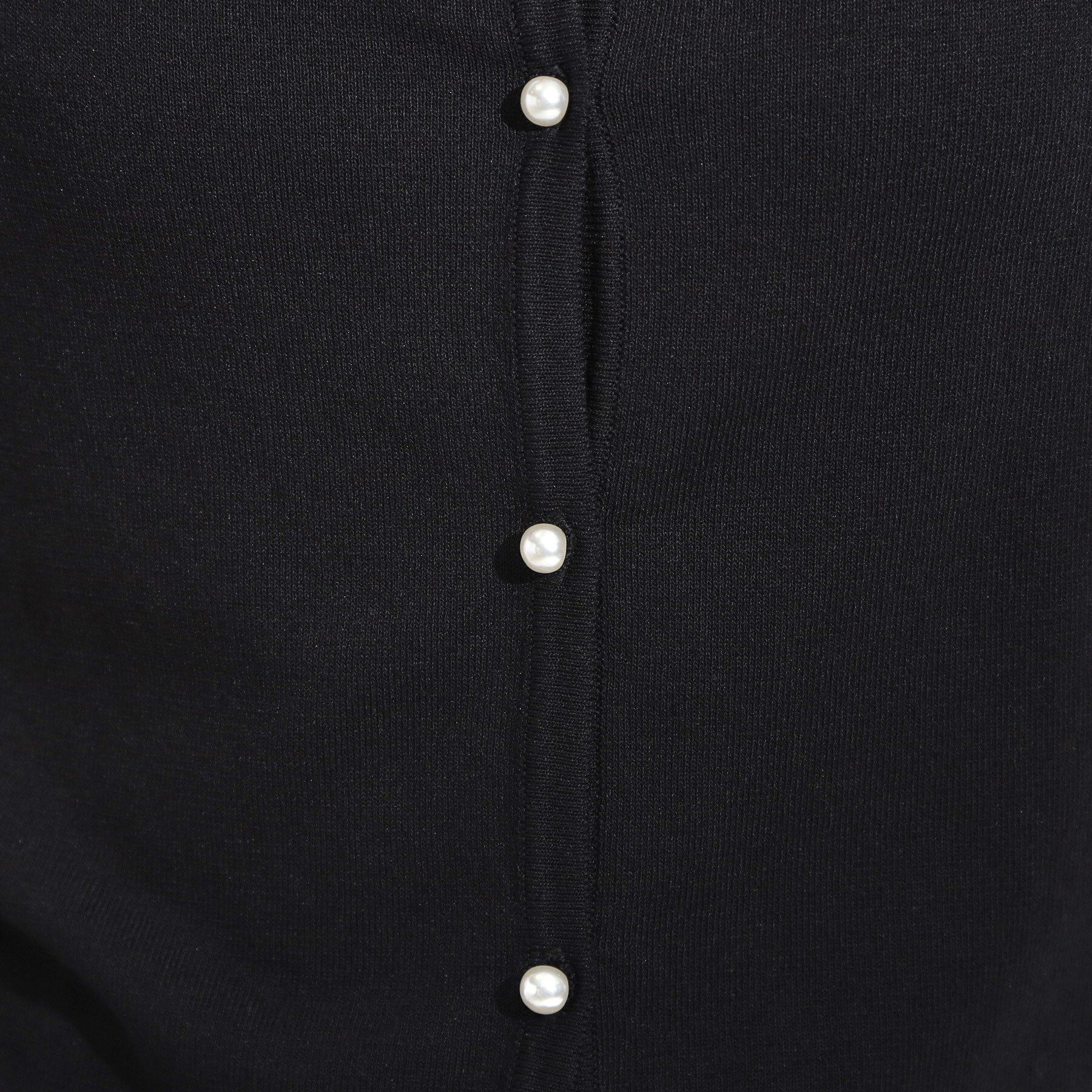 SHOO･LA･RUE「【洗える/S-LL/前後2WAY】きれい見え 刺繍ニットカーディガン」|カーディガン|