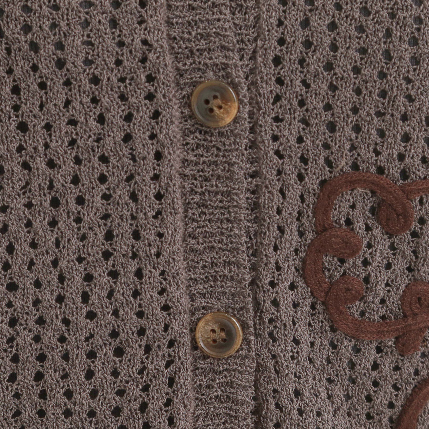 SHOO･LA･RUE「コード刺繍アソートメッシュカーディガン」|カーディガン|