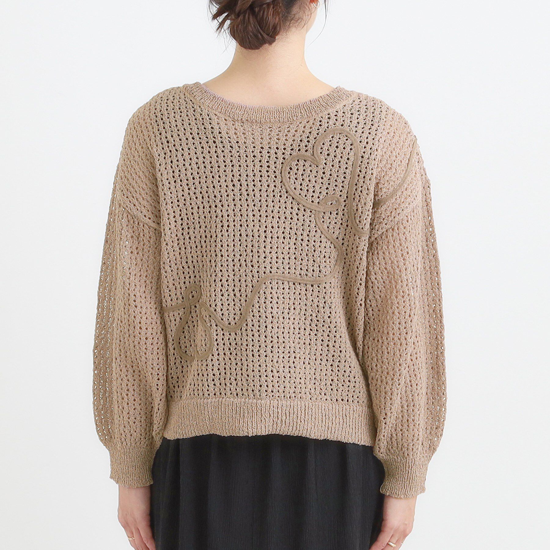 SHOO･LA･RUE「コード刺繍アソートメッシュカーディガン」|カーディガン|