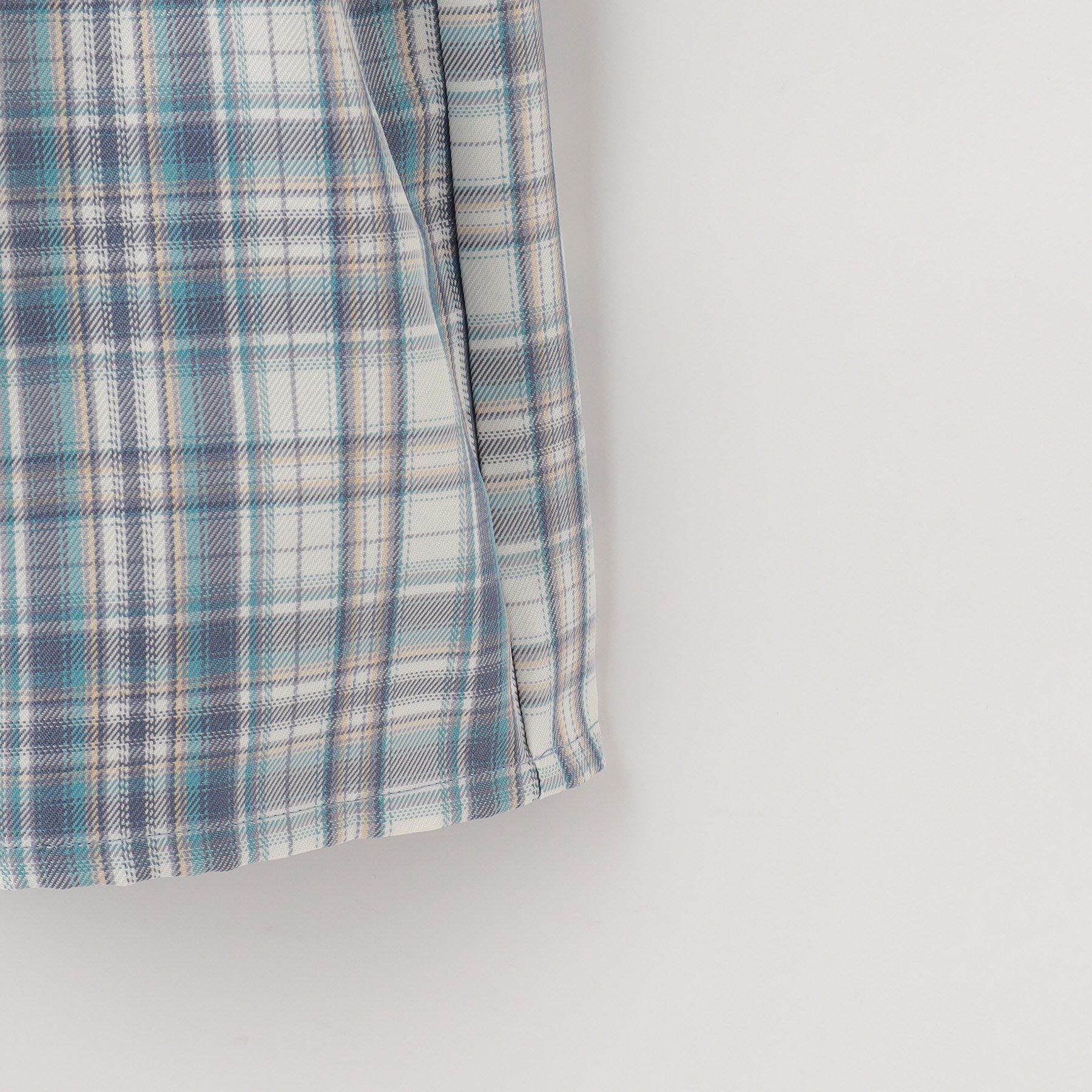 SHOO･LA･RUE「【100-150cm】ジップ使いチェックドッキングワンピース」|ワンピース|