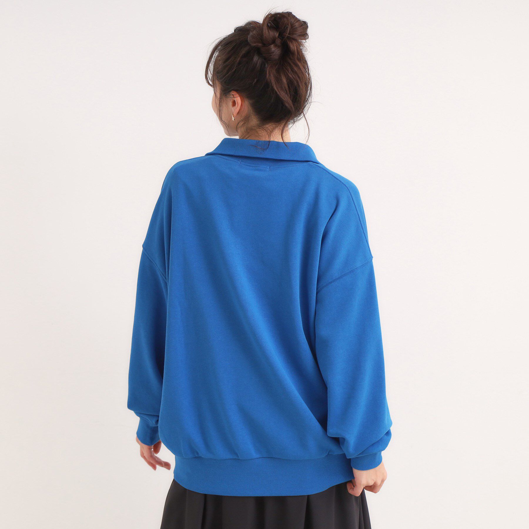 SHOO･LA･RUE「8色の選べる楽しさ ハーフジップ オーバーサイズスウェット」|パーカー|