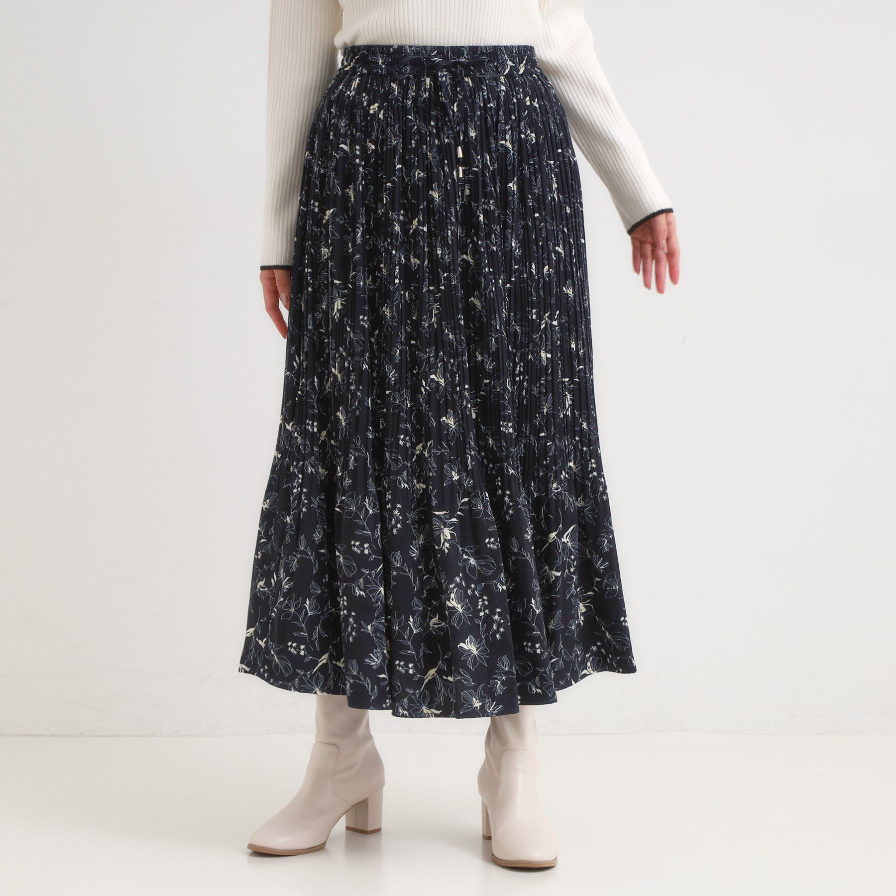 SHOO･LA･RUE「【セットアップ可】大人上品な アソートプリーツスカート」|スカート|