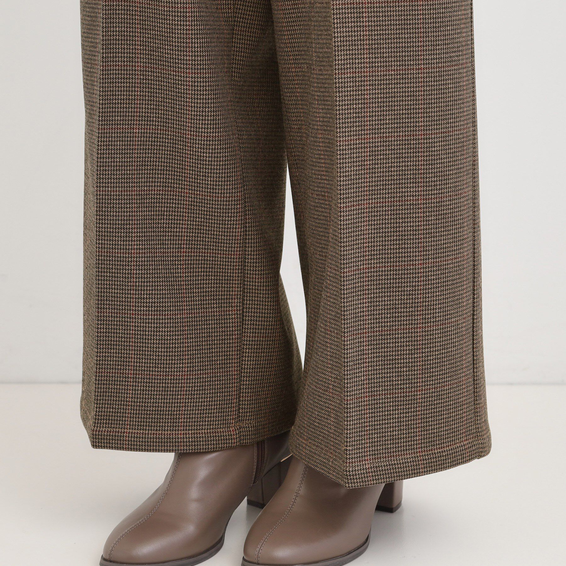 SHOO･LA･RUE「【着丈選べる】ウールフィールあったか裏起毛ワイドパンツ」|その他|