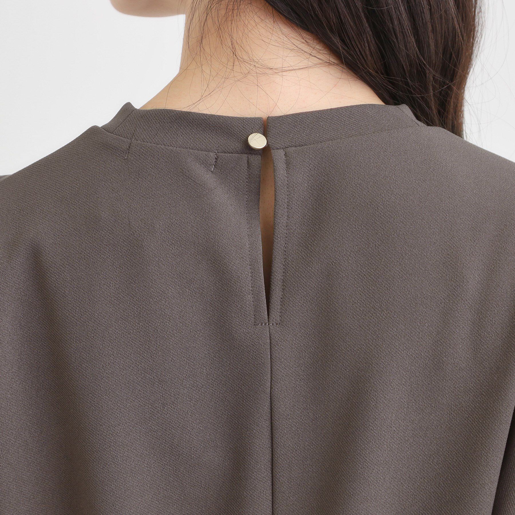 SHOO･LA･RUE「【S-LL】お袖チュールレース切り替えワンピース」|ワンピース|