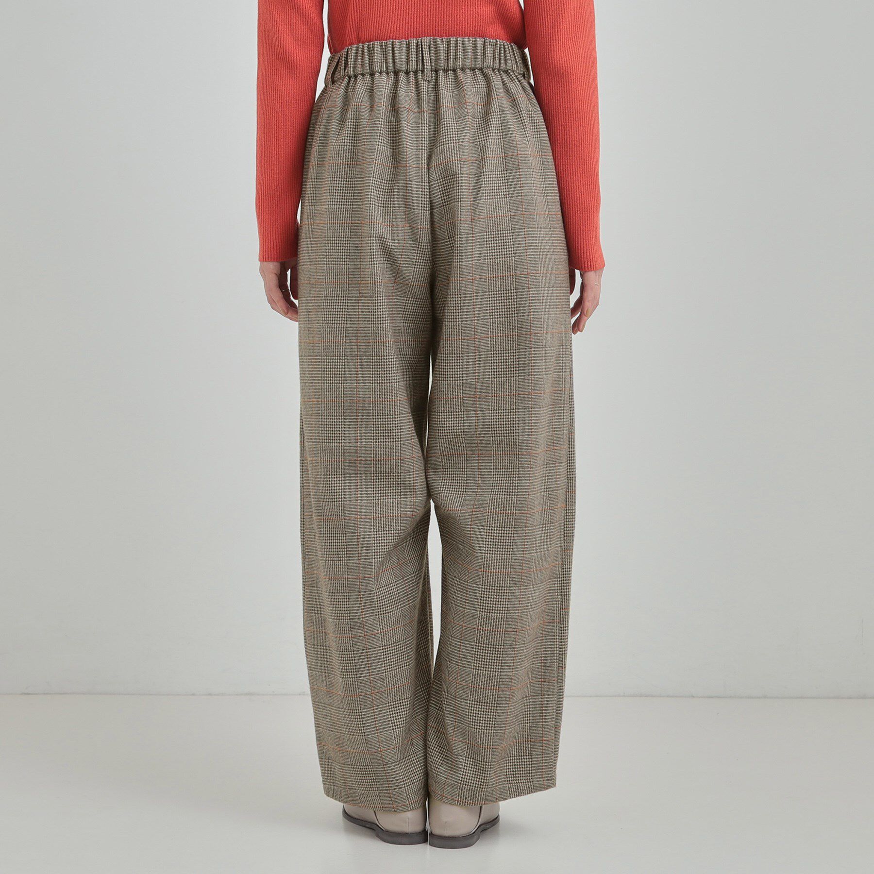 SHOO･LA･RUE「【あったか】クラシカルなチェック柄 裏起毛カーブパンツ」|その他|