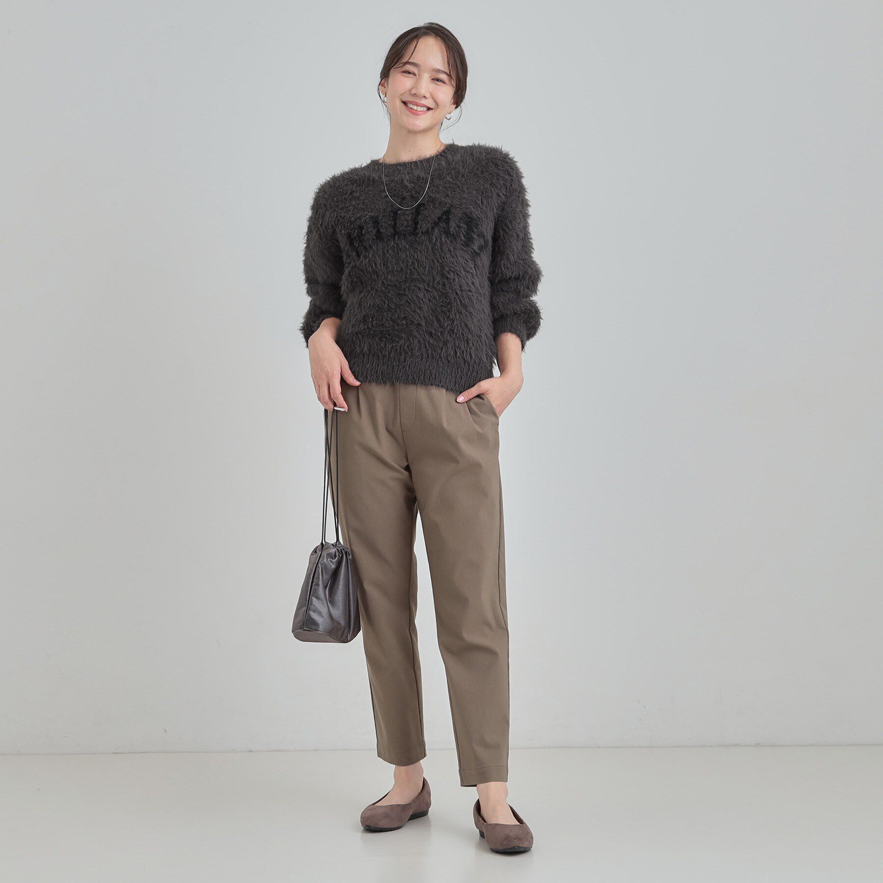 SHOO･LA･RUE「ふんわり柔らか ロゴフェザーニット」|ニット・セーター|