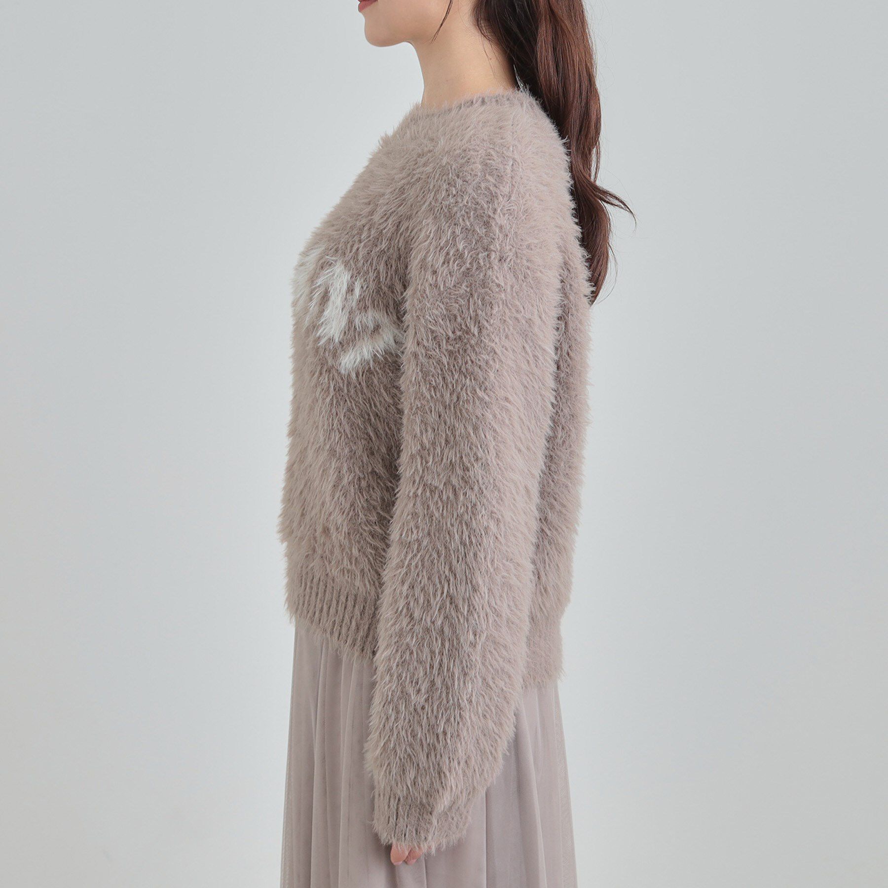 SHOO･LA･RUE「ふんわり柔らか ロゴフェザーニット」|ニット・セーター|