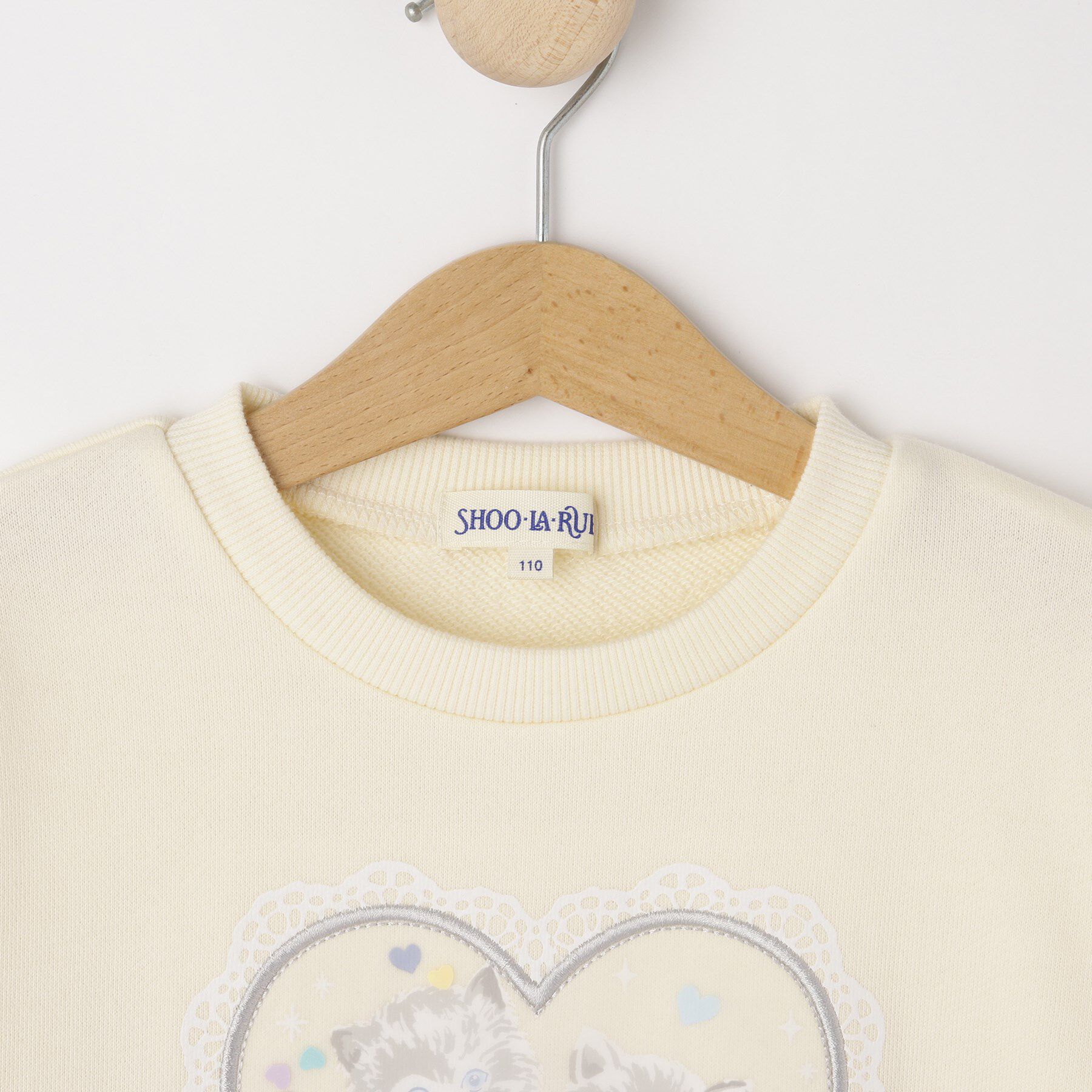 SHOO･LA･RUE「【100-150cm】オーガンジーモチーフスウェット」|その他|