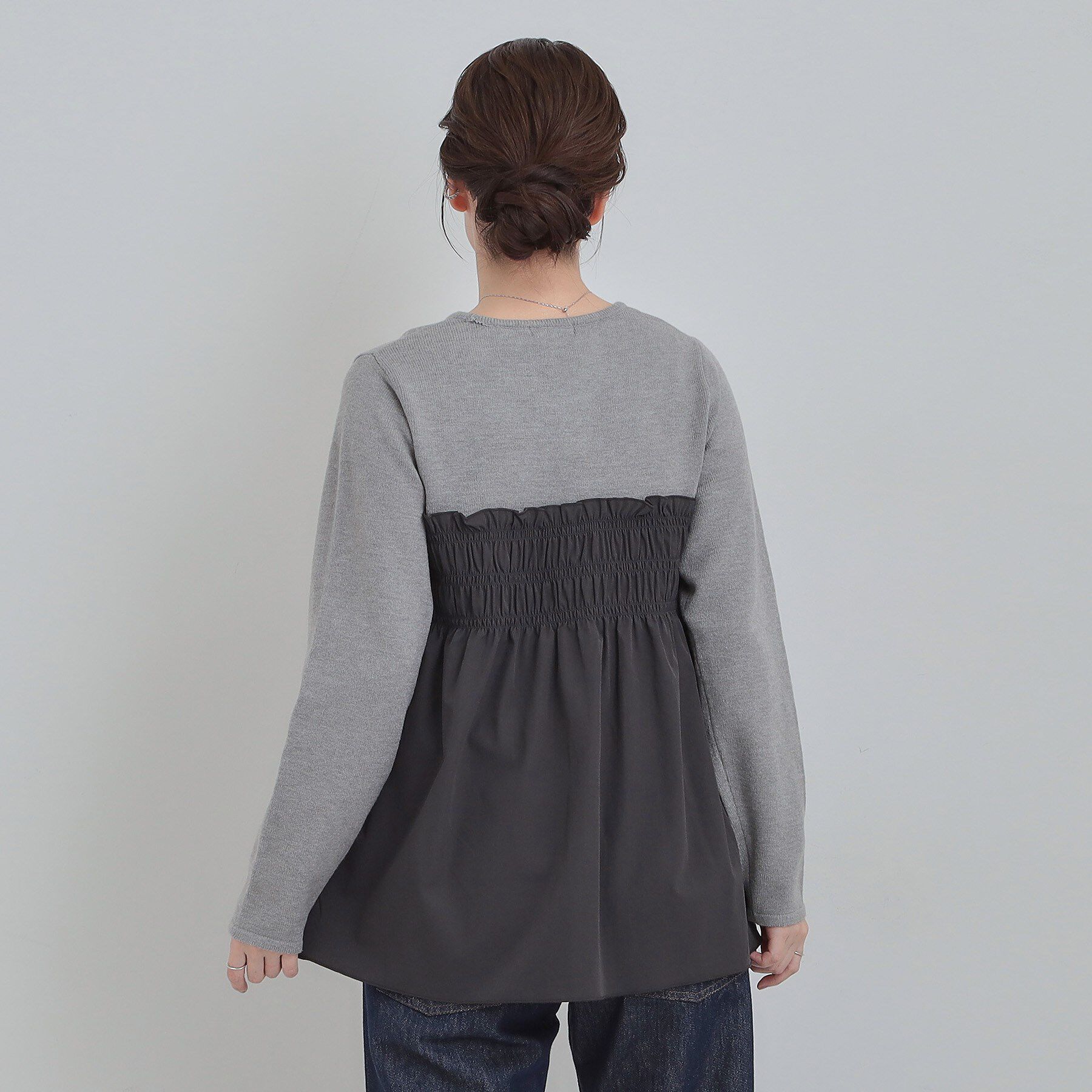 SHOO･LA･RUE「【S-LL】ビスチェ風ドッキングトップス」|チュニック|