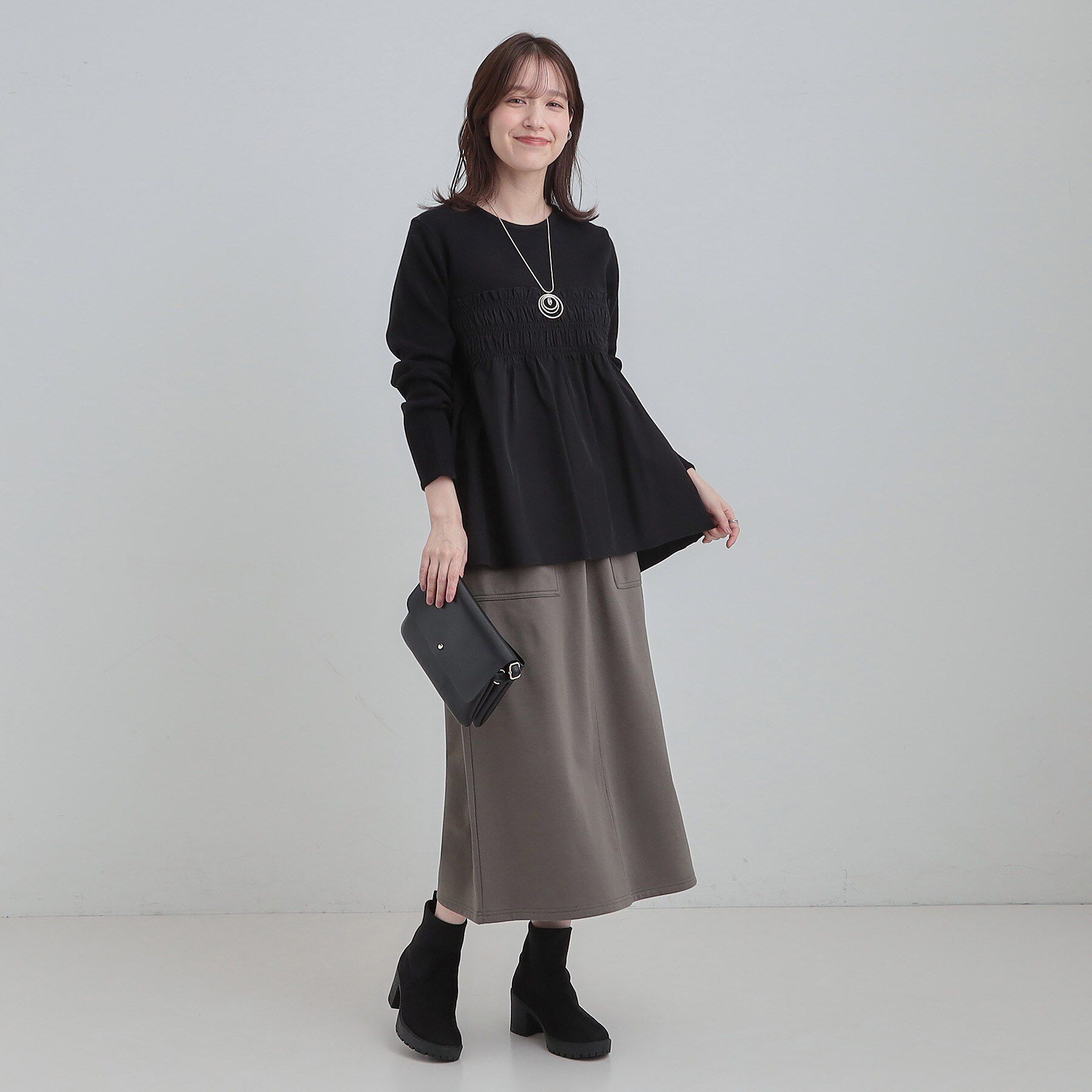 SHOO･LA･RUE「【S-LL】ビスチェ風ドッキングトップス」|チュニック|