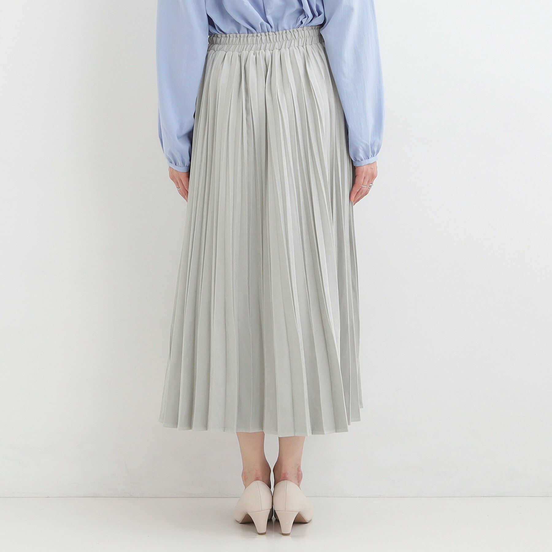 SHOO･LA･RUE「スウェードライクプリーツスカート」|スカート|