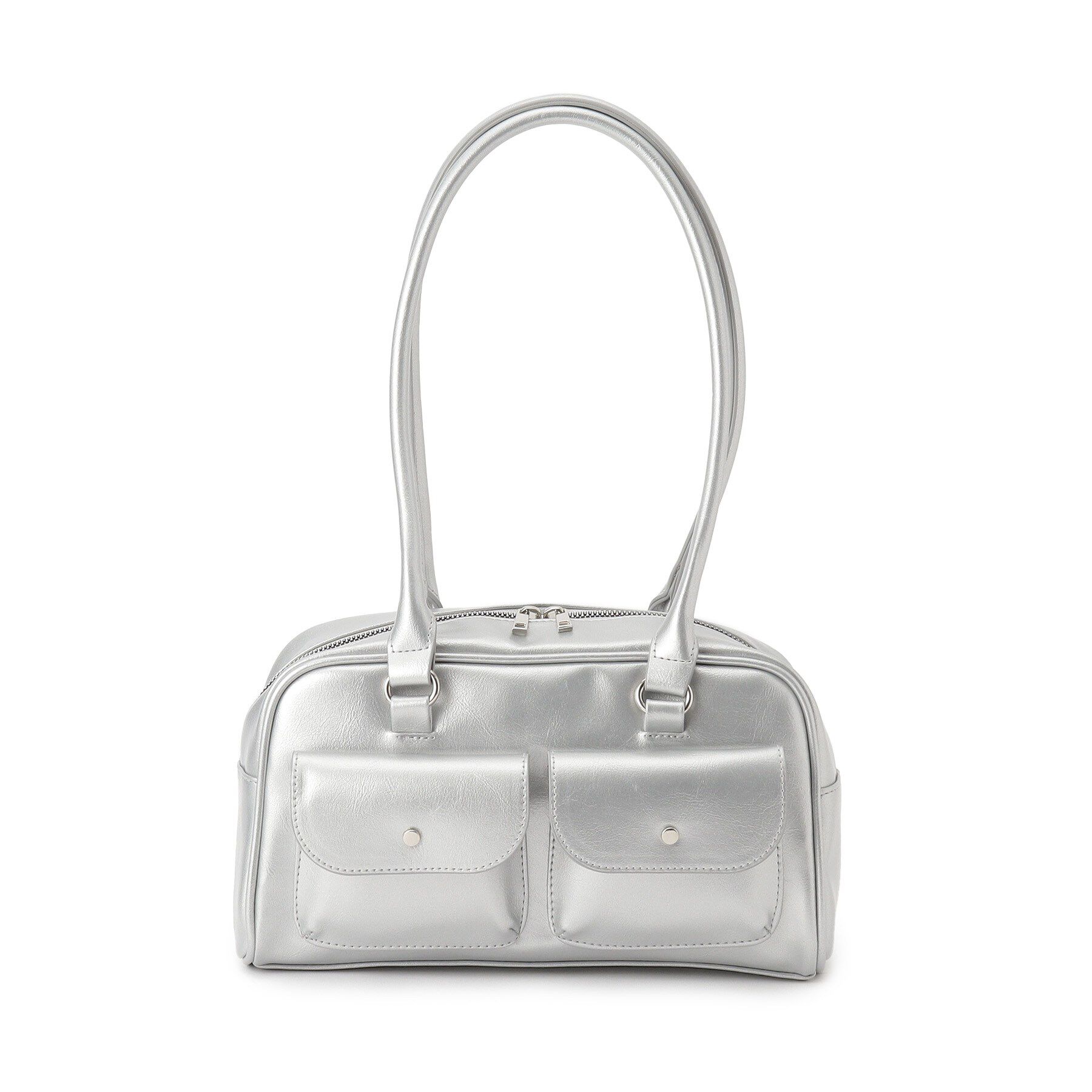 SHOO･LA･RUE「フラップポケット横長ボストンバッグ」|ボストンバッグ|