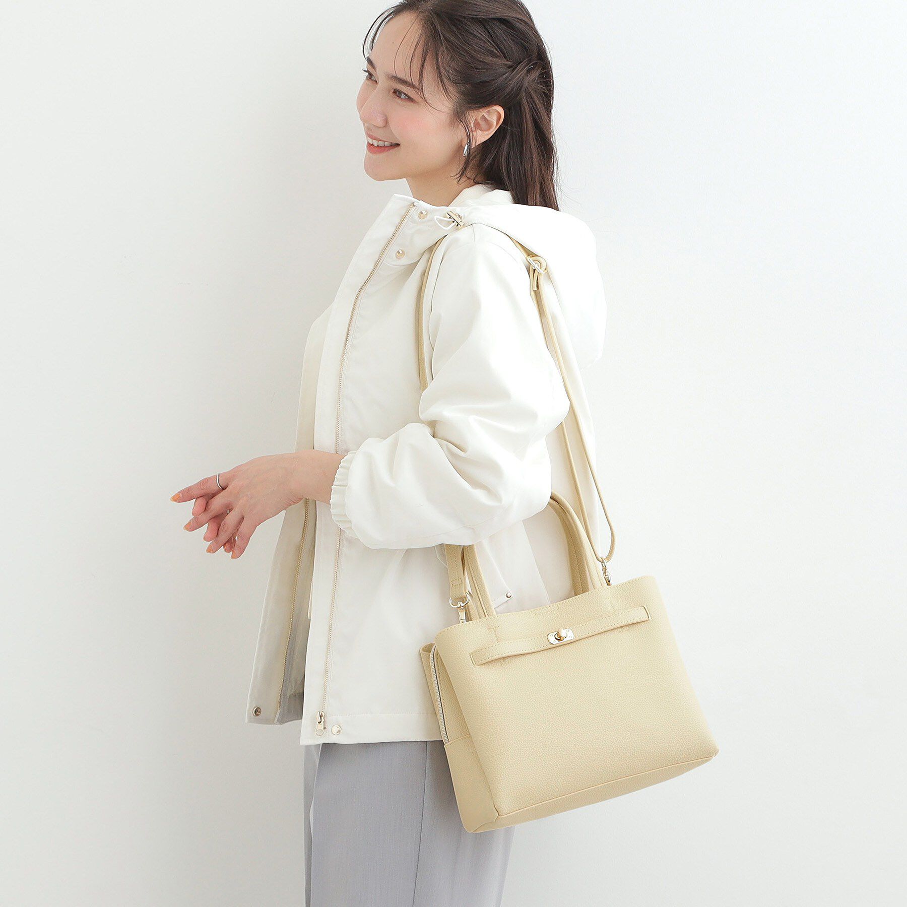 SHOO･LA･RUE「金具ベルトトートバッグ」|トートバッグ|