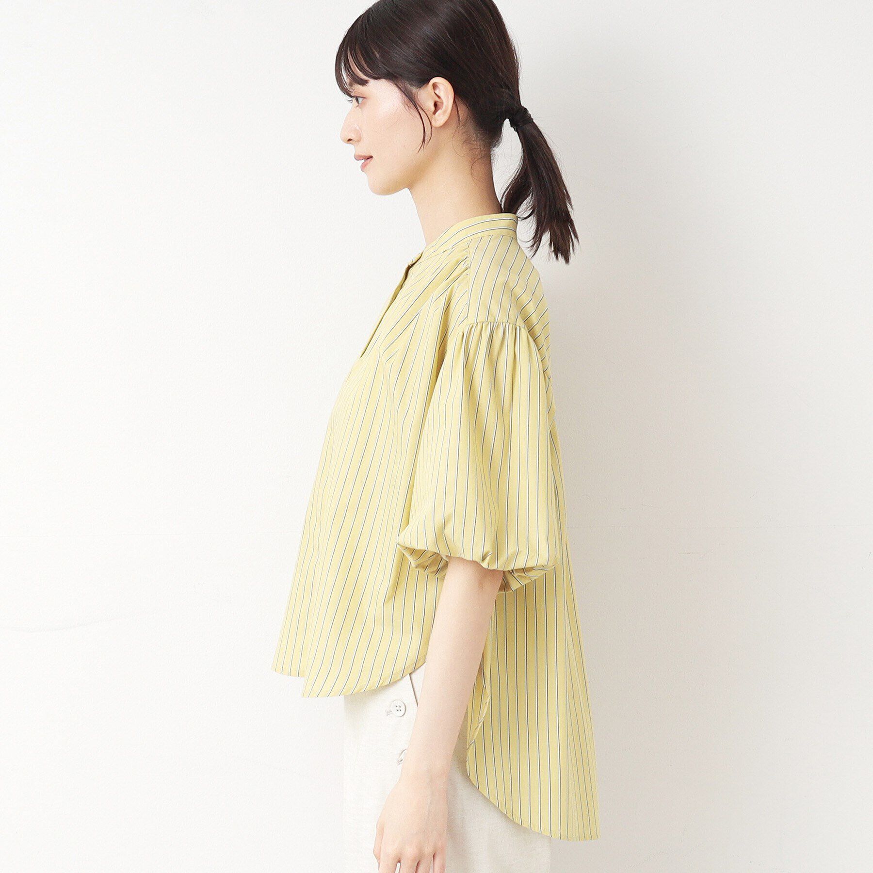 Dessin「【洗える】バルーンスリーブブラウス」|シャツ・ブラウス|