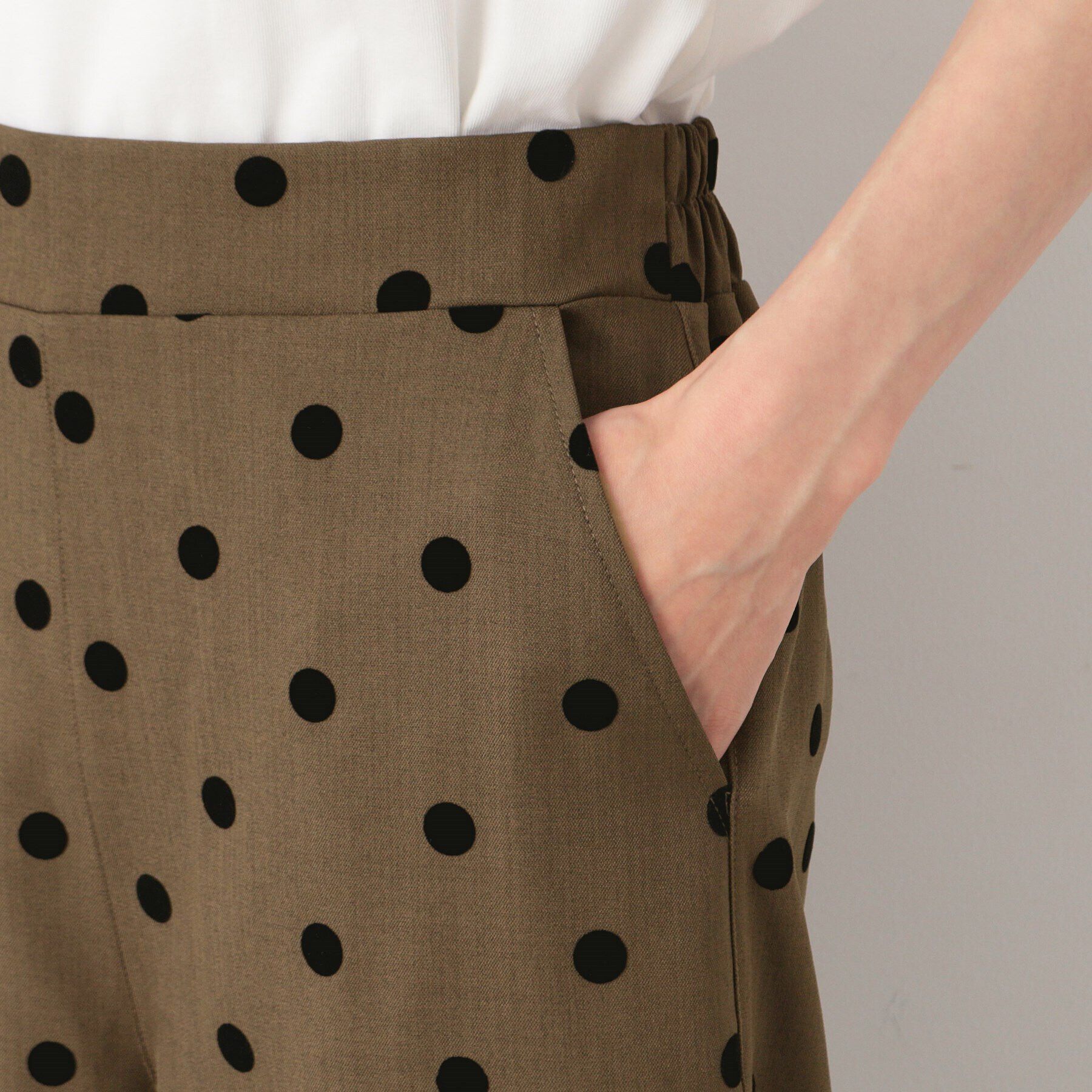 Dessin「【後ろゴム・洗える】フロッキードットイージーパンツ（S～L）」|その他|