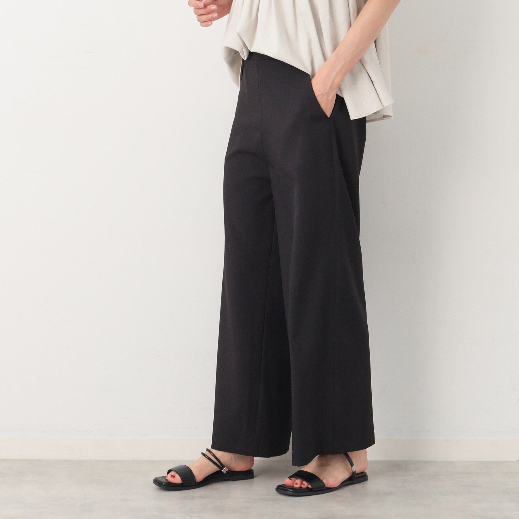 Dessin「【後ろゴム・洗える】イージーワイドパンツ（S～L）」|その他|