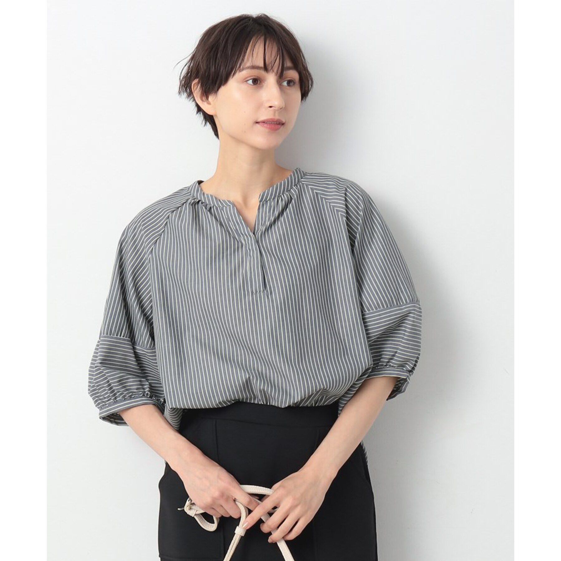 Dessin「【洗える】ランタンスリーブブラウス（XS～L）」|シャツ・ブラウス|