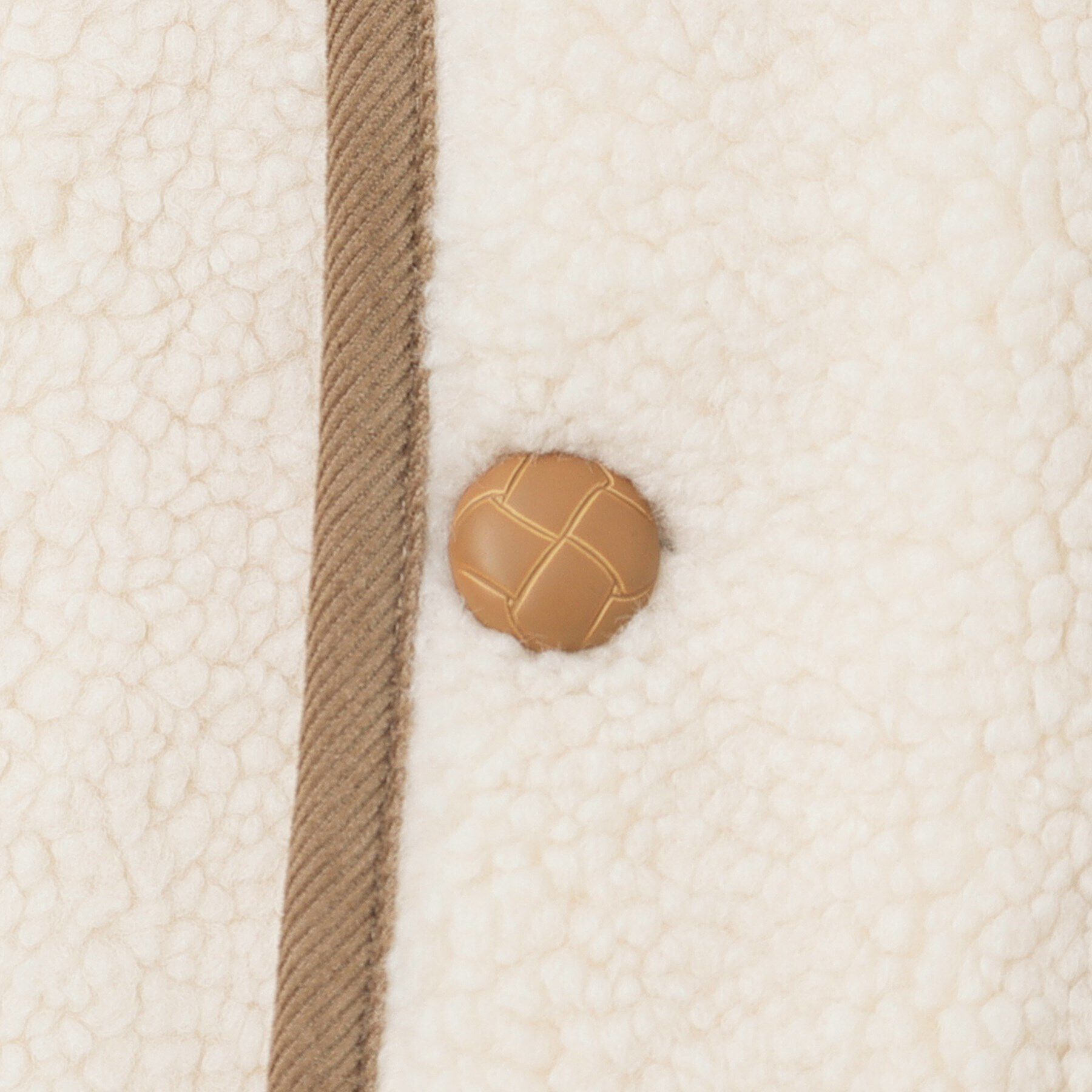 Dessin「【ユニセックス】ボタン付きボアジャケット」|ノーカラージャケット|