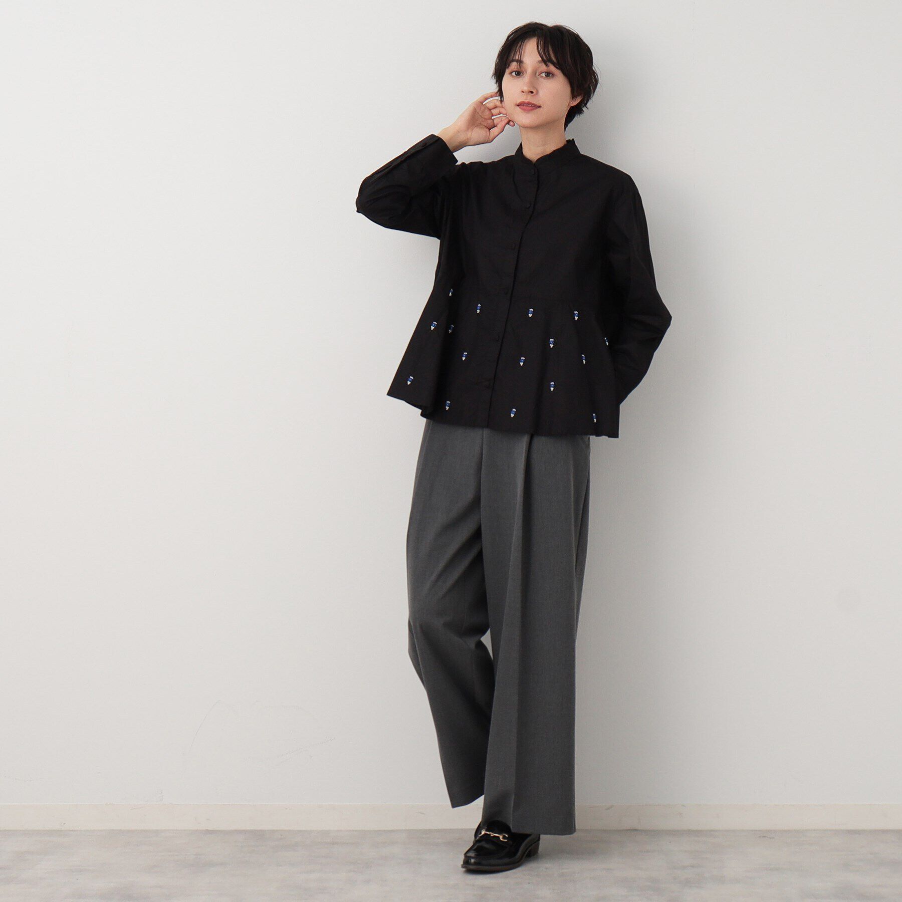 Dessin「【インド製】ビーズ付ブラウス」|シャツ・ブラウス|