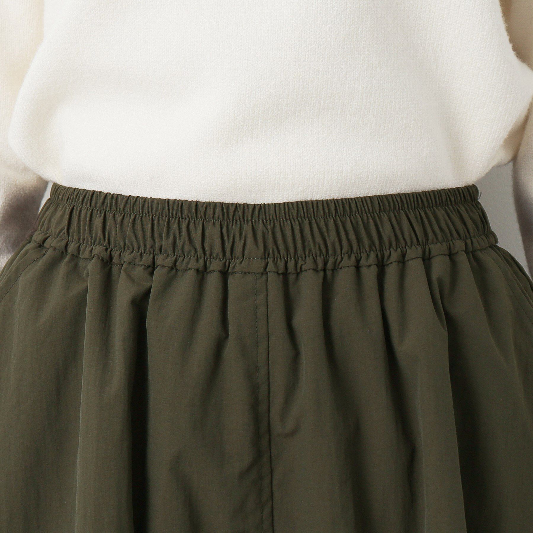 Dessin「中綿入り裾ドロストスカート」|スカート|