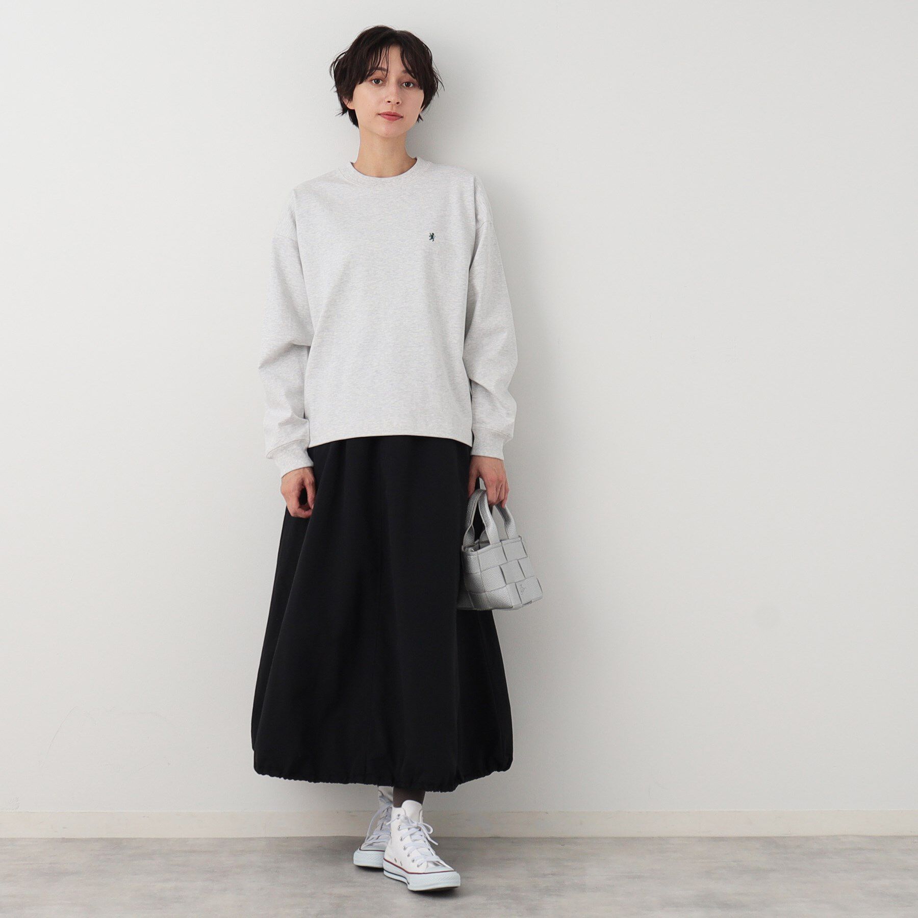 Dessin「中綿入り裾ドロストスカート」|スカート|