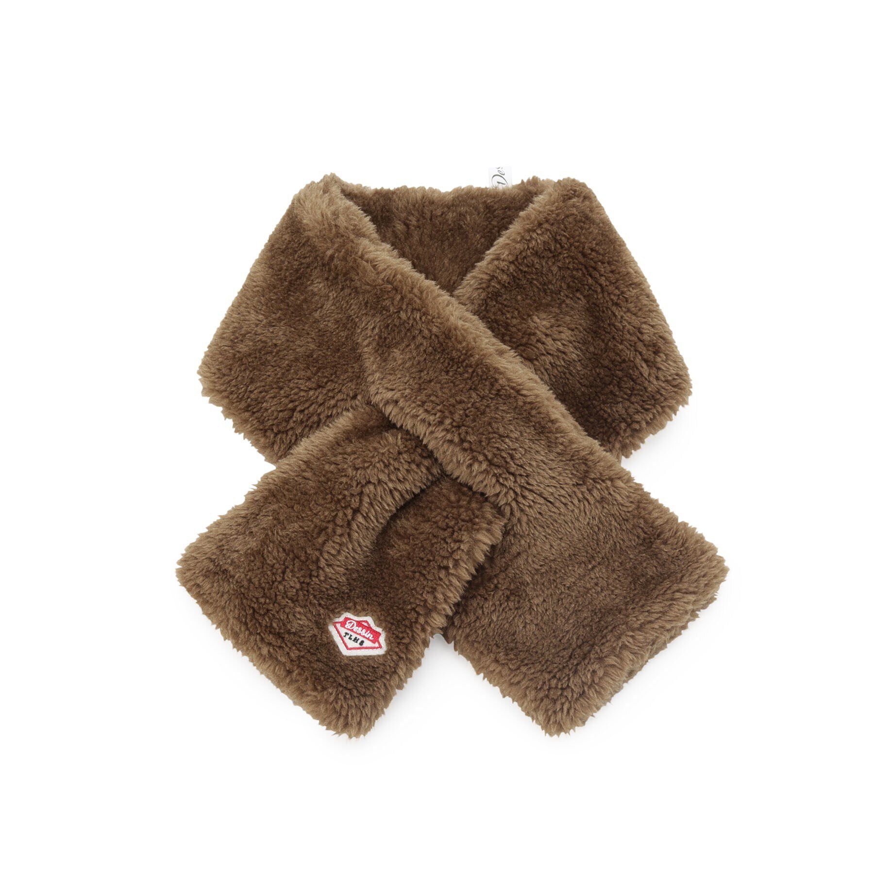 Dessin「オリジナルボアマフラー」|ストール|モカブラウン(042