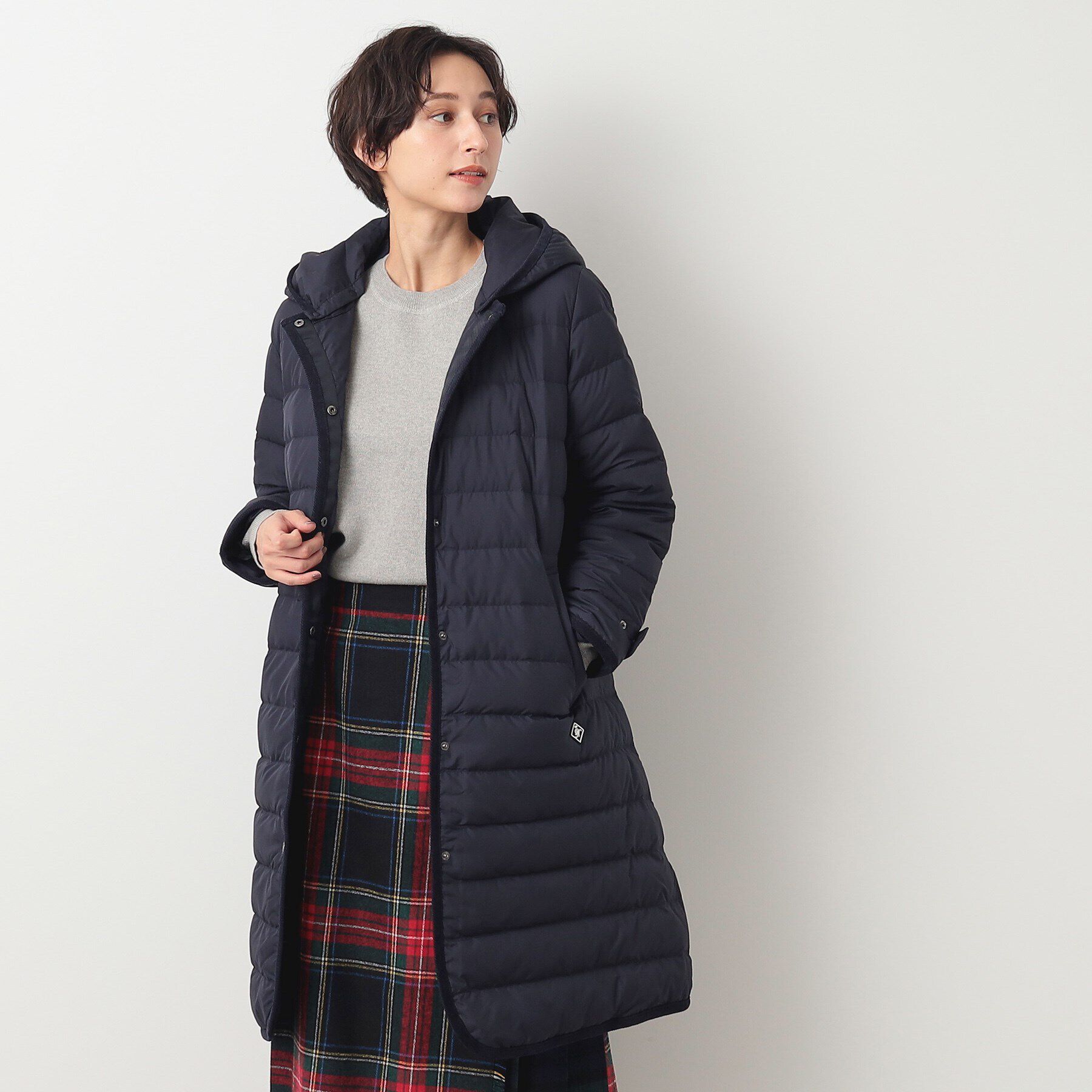 Dessin「【2WAY】ミュラーダウンミドルコート（XS～L）」|ダウン|ネイビー(094)