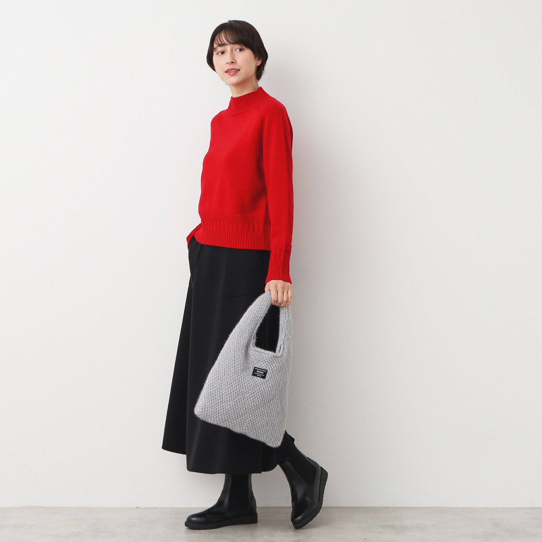 Dessin「ラメニットトート」|トートバッグ|