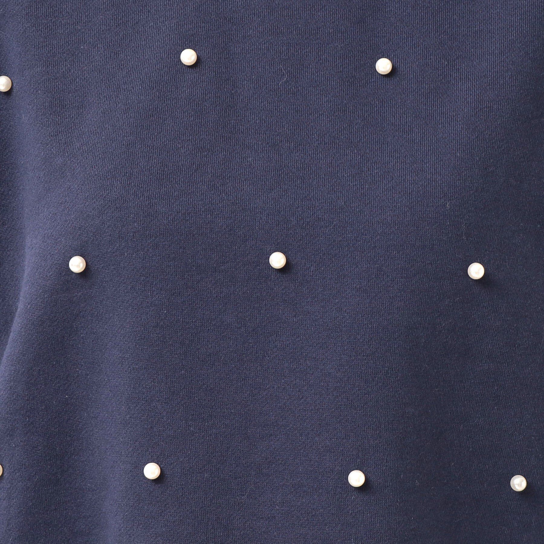 Dessin「【洗える】パール調付きスウェット（S～L）」|Tシャツ・カットソー|