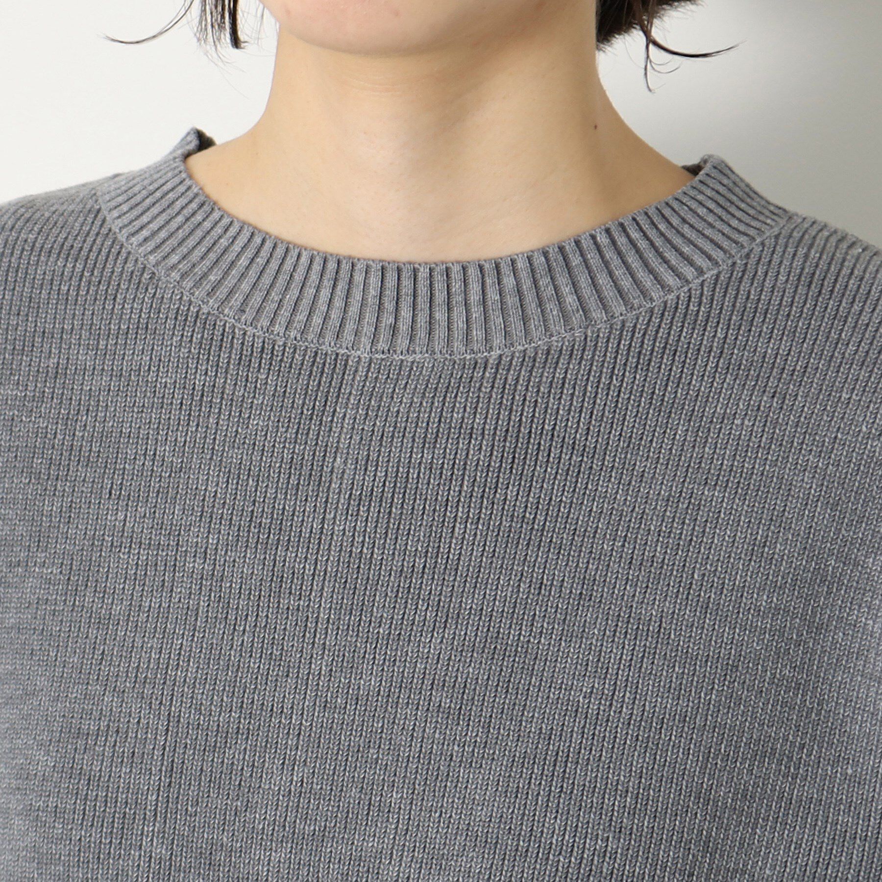 Dessin「【洗える】シャツレイヤード風ニット」|ニット・セーター|