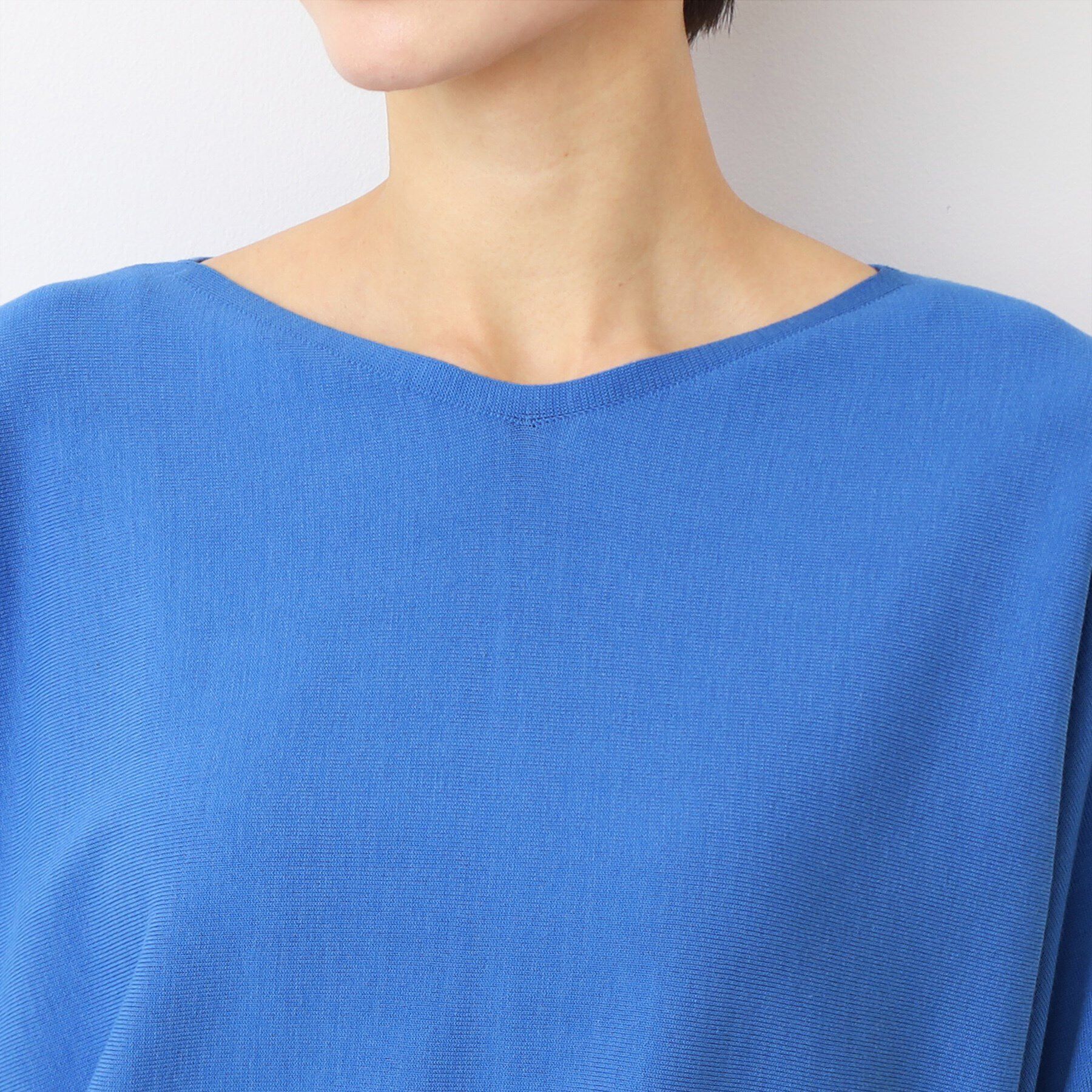 Dessin「【洗える】後ろボタンニットプルオーバー長袖（XS～L）」|ニット・セーター|